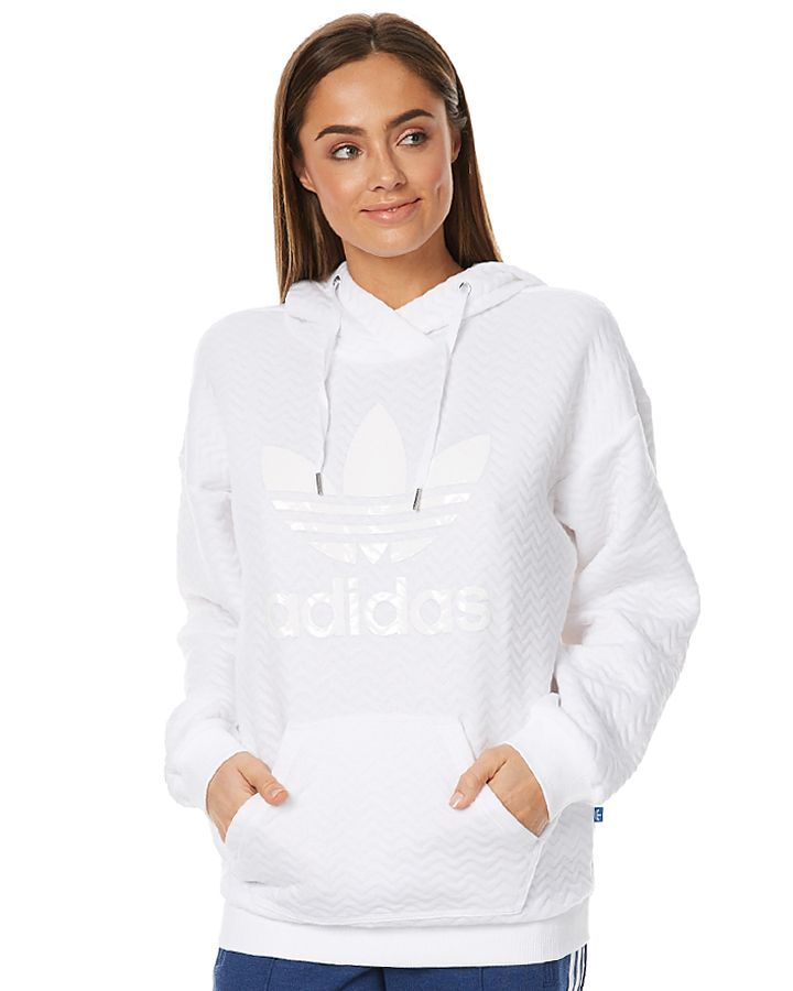 adidas white womens hoodie