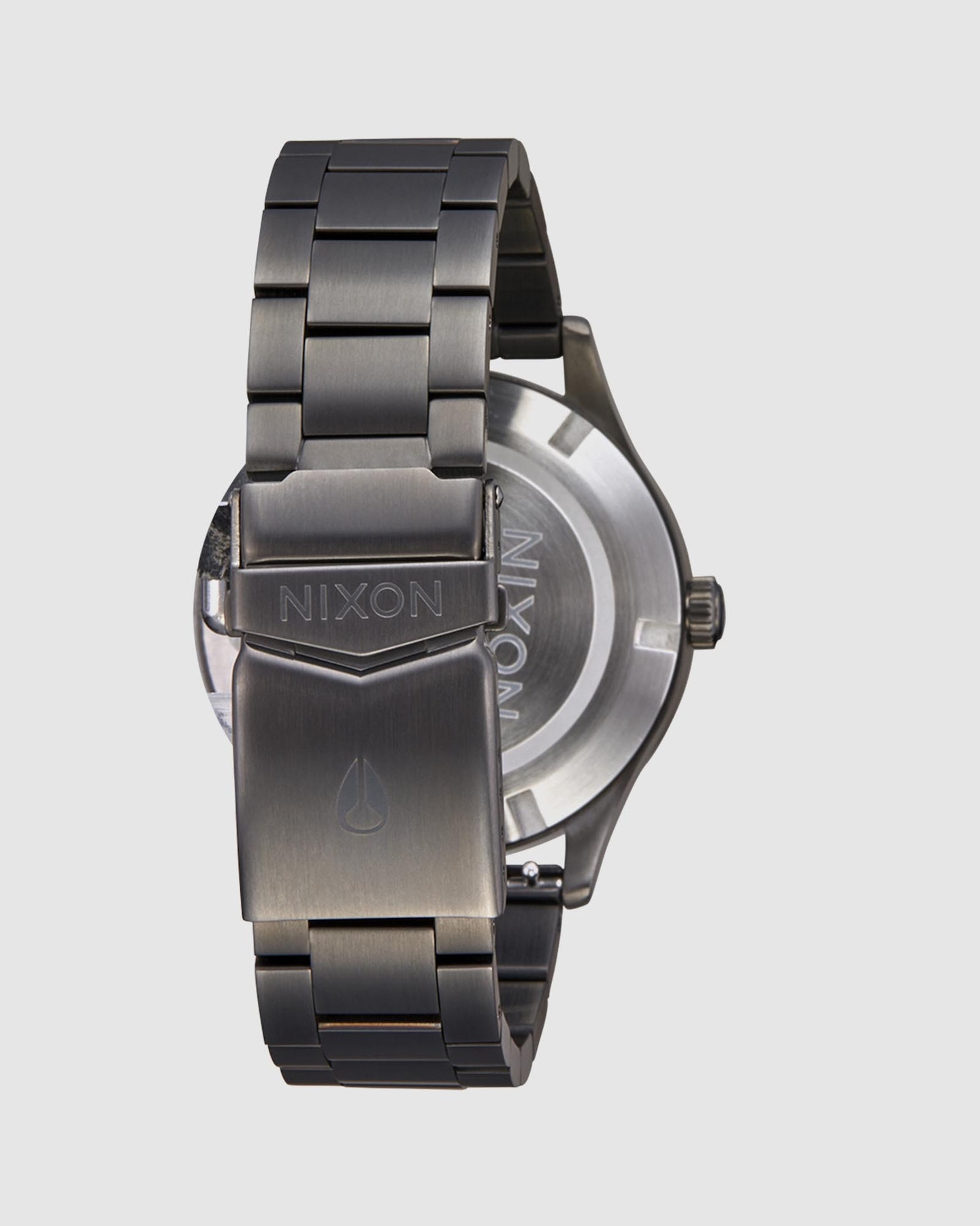 Nixon Sentry Solar Stainless Steel Watch Gunmetal SurfStitch