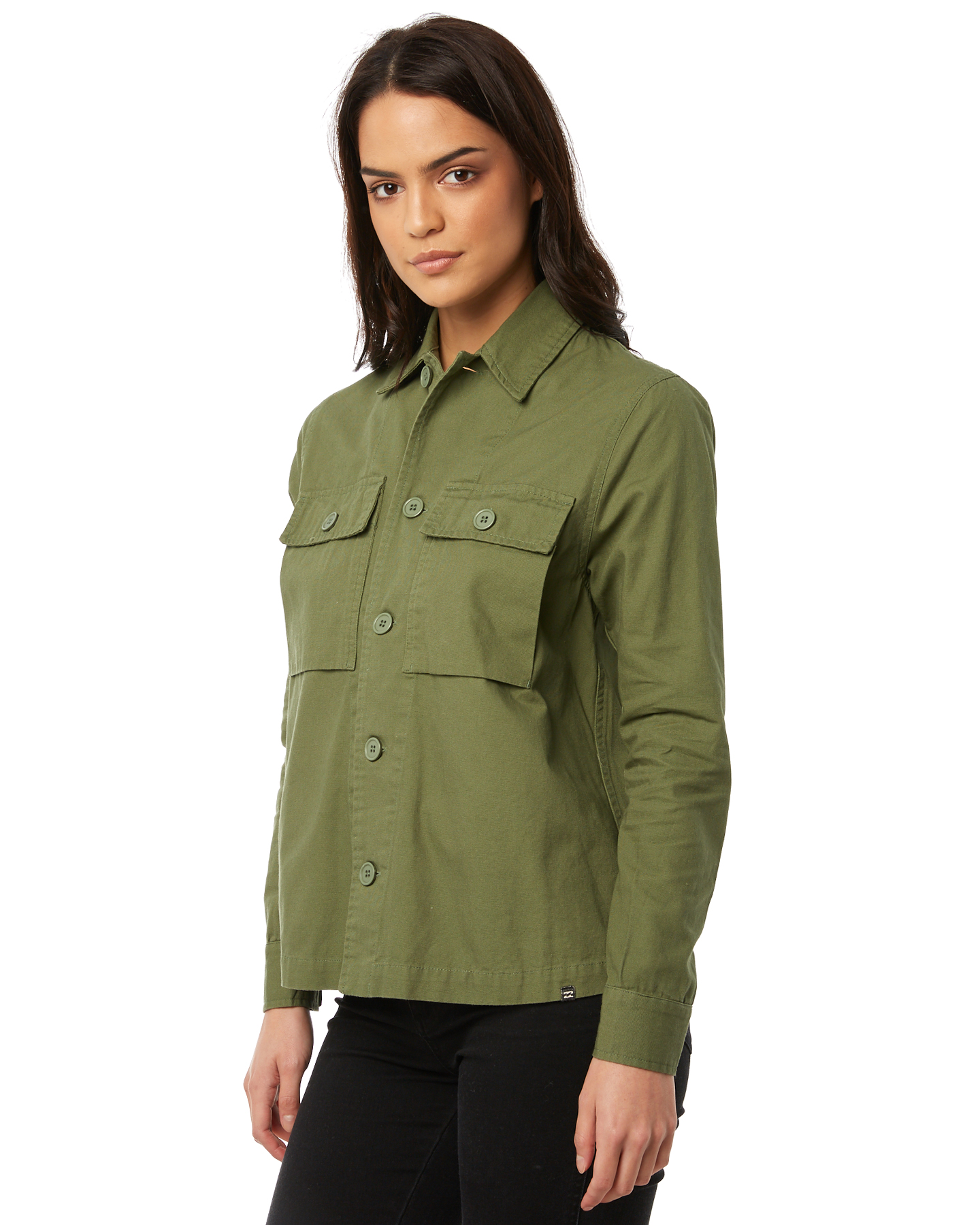 Billabong Womens Coastal Dawn Shirt Jacket - Surplus Green | SurfStitch