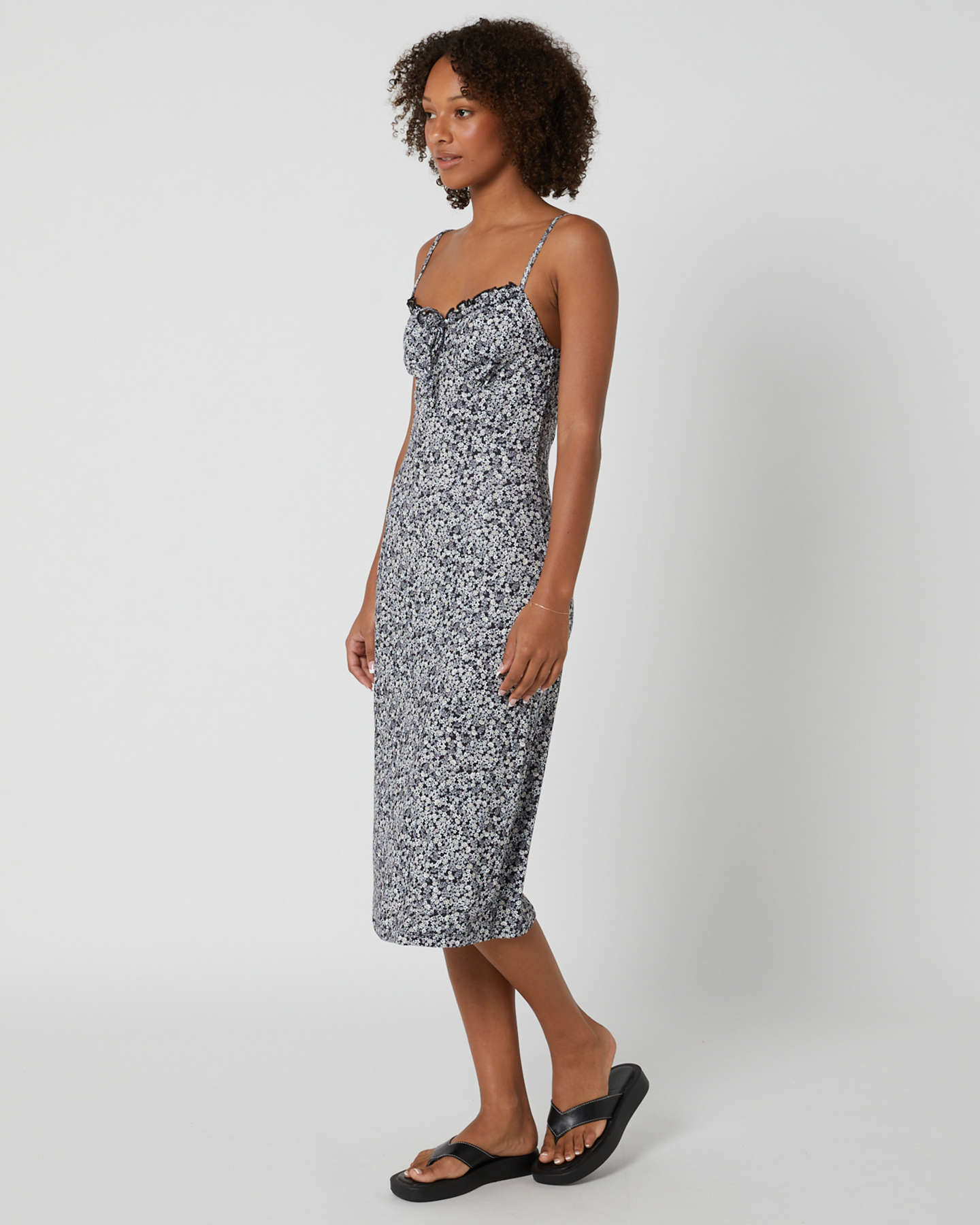 All About Eve Betty Midi Dress - Black | SurfStitch