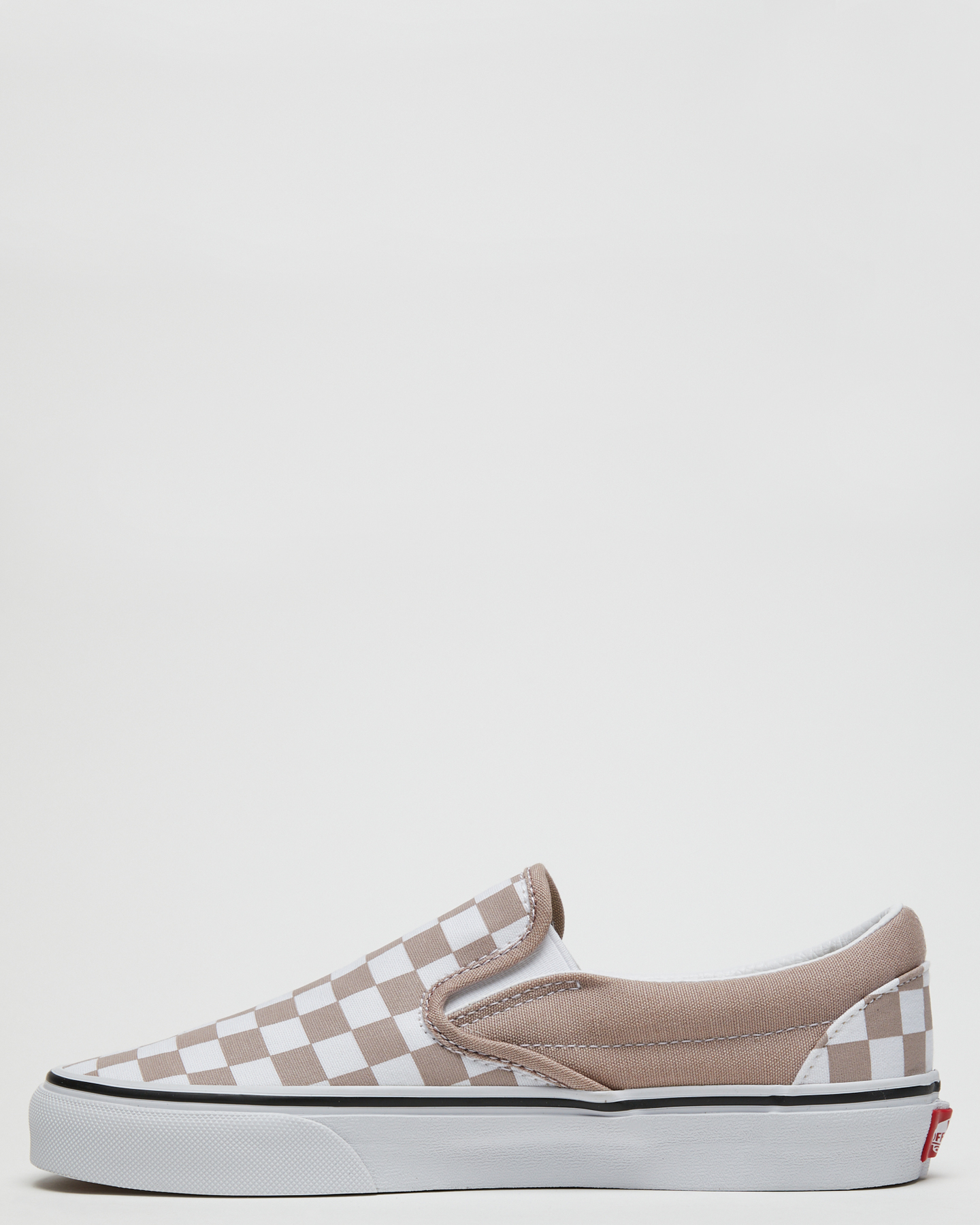 Mocha checkered vans discount