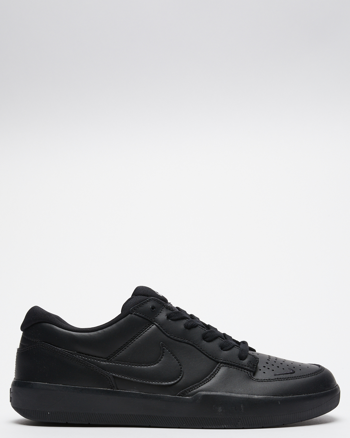 nike sb black leather shoes