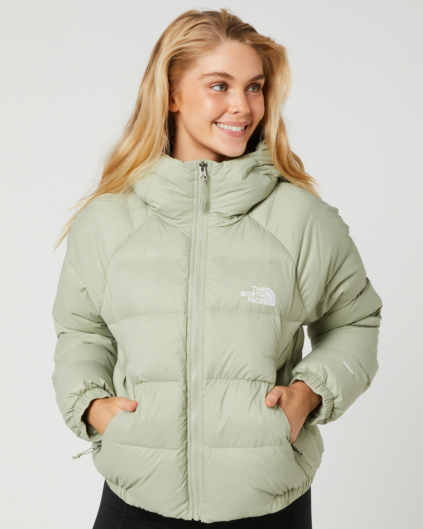 the north face hooded padded jacket