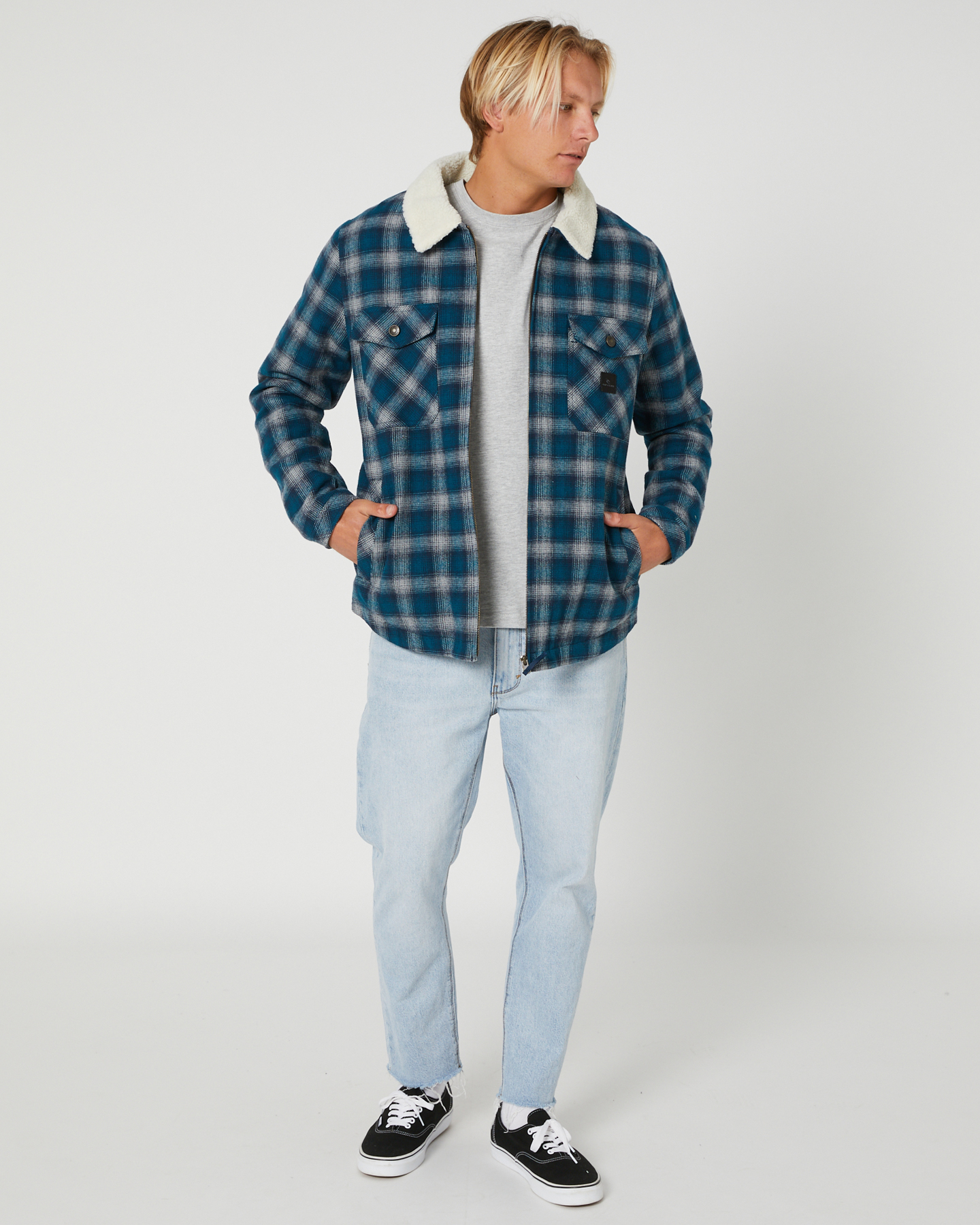 Rip Curl Flanno Jacket Dark Navy SurfStitch
