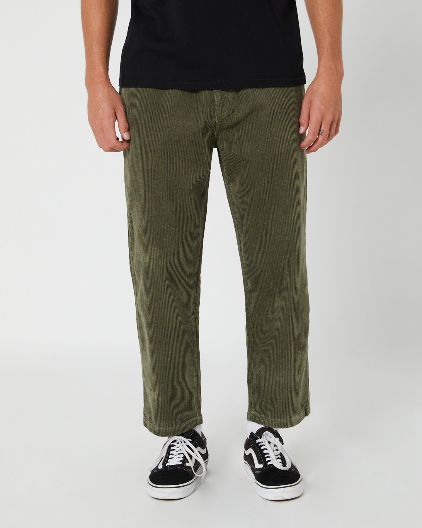 No News Rhodes Cord Pant - Military | SurfStitch