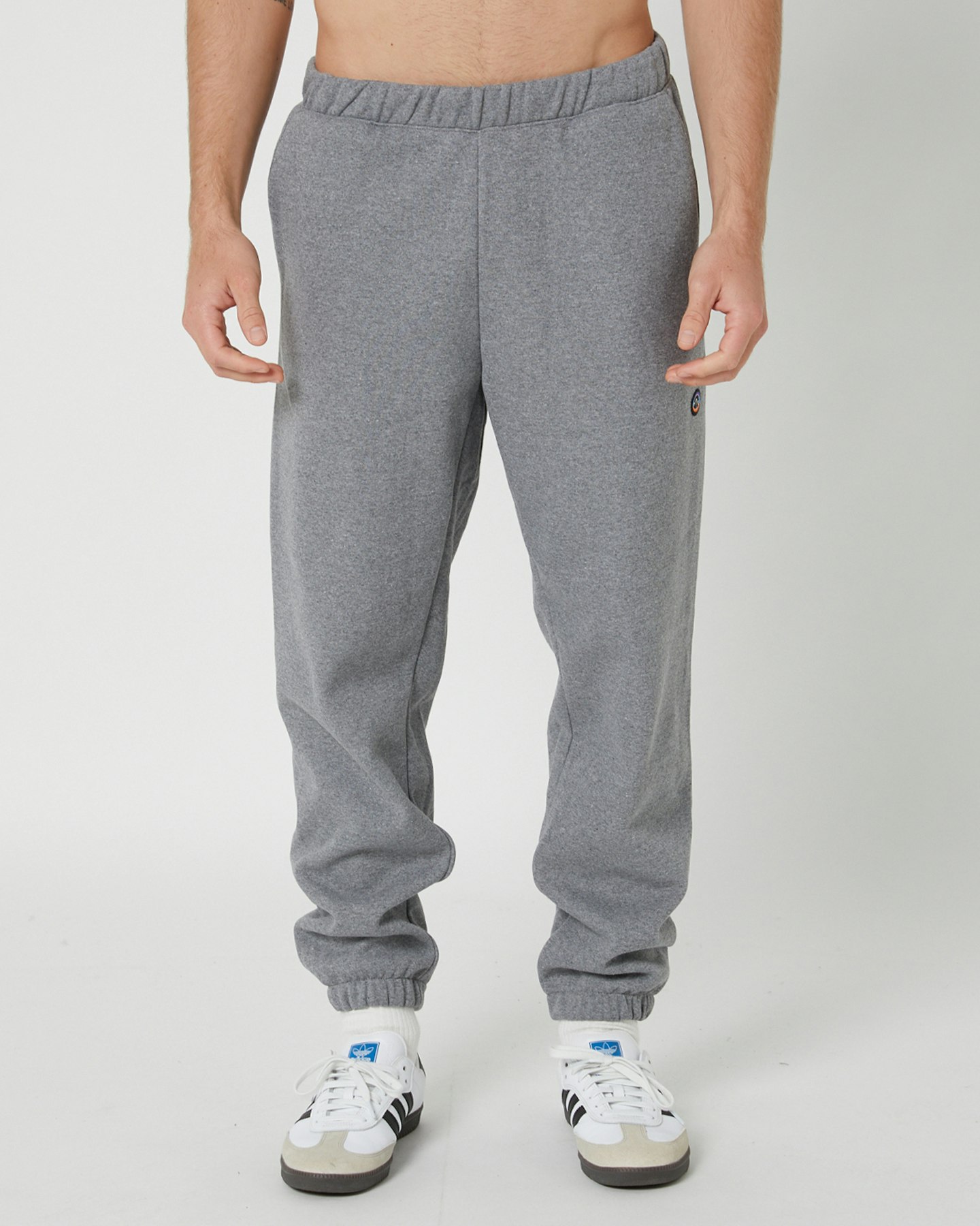 Patagonia Mens Fitz Roy Icon Uprisal Sweatpants Gravel Heather SurfStitch