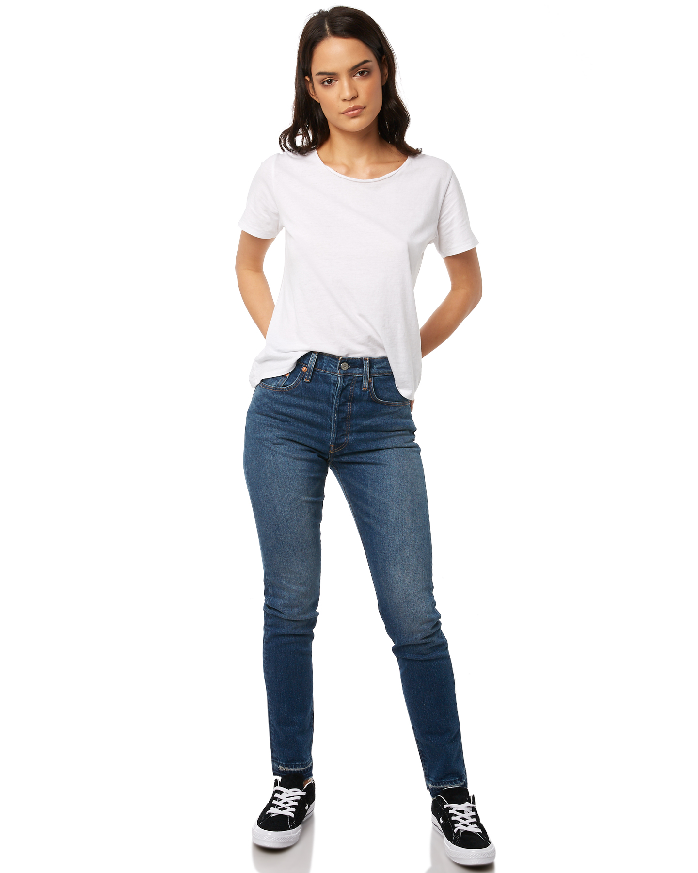 Levis 501 Skinny Womens Moody Marble Jean - Moody Marble | SurfStitch