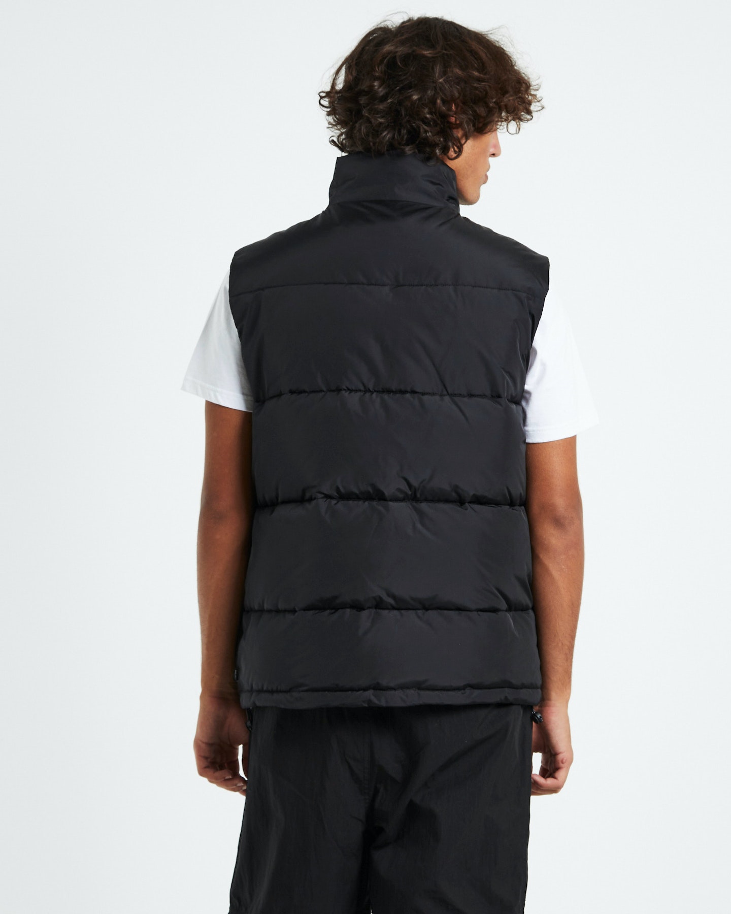 Spencer Project Burnside 90S Puffer Vest - Black | SurfStitch