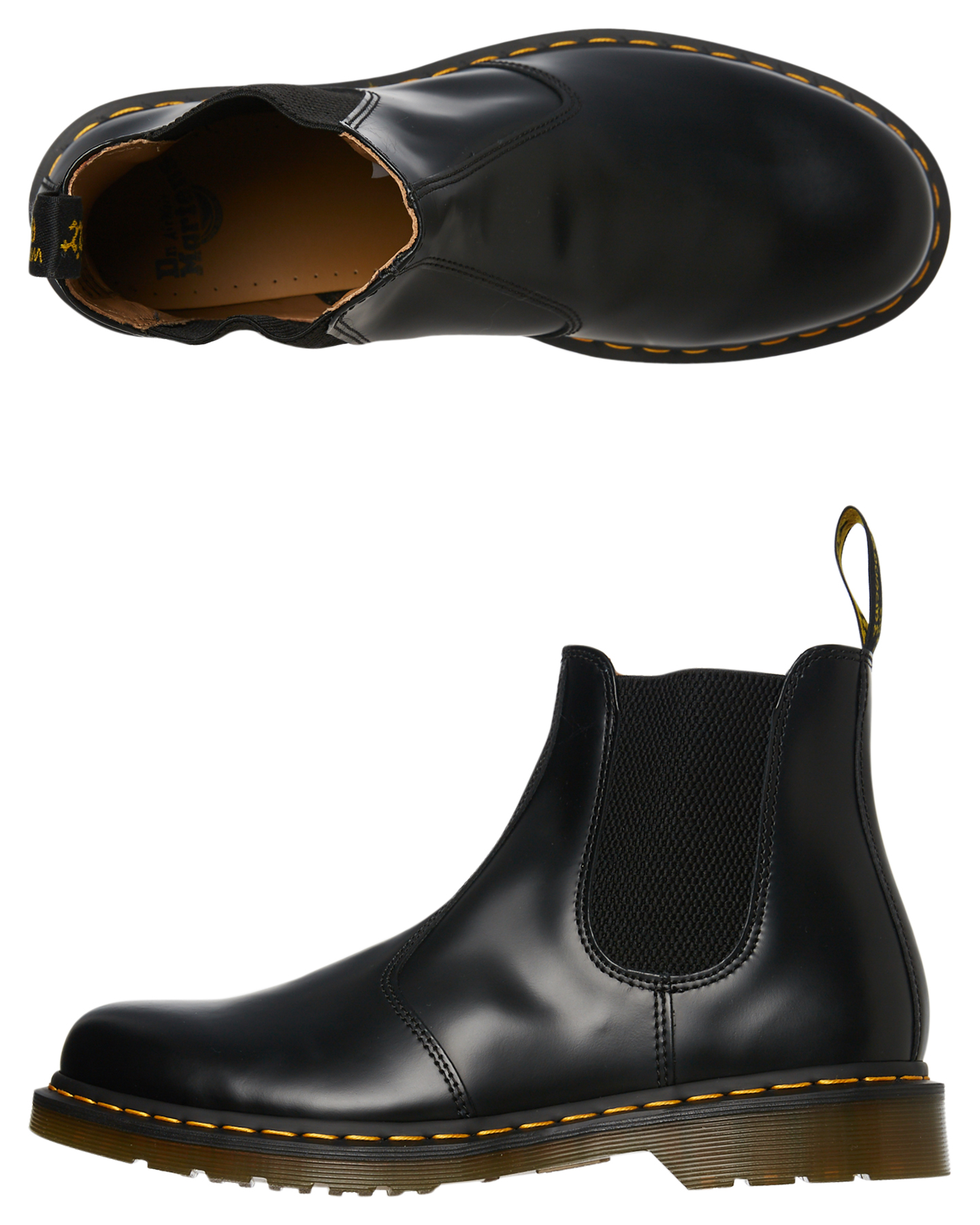 dr martens black chelsea boots