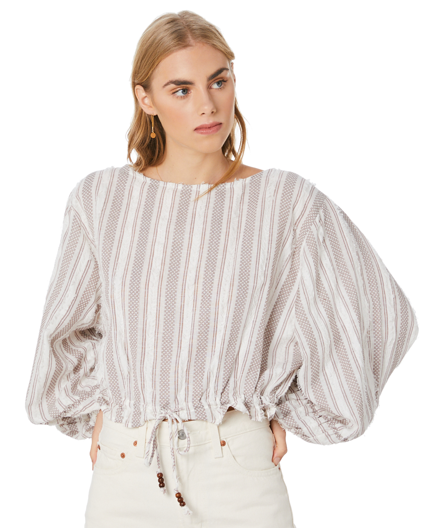 Tigerlily Rossa Blouse - Natural | SurfStitch