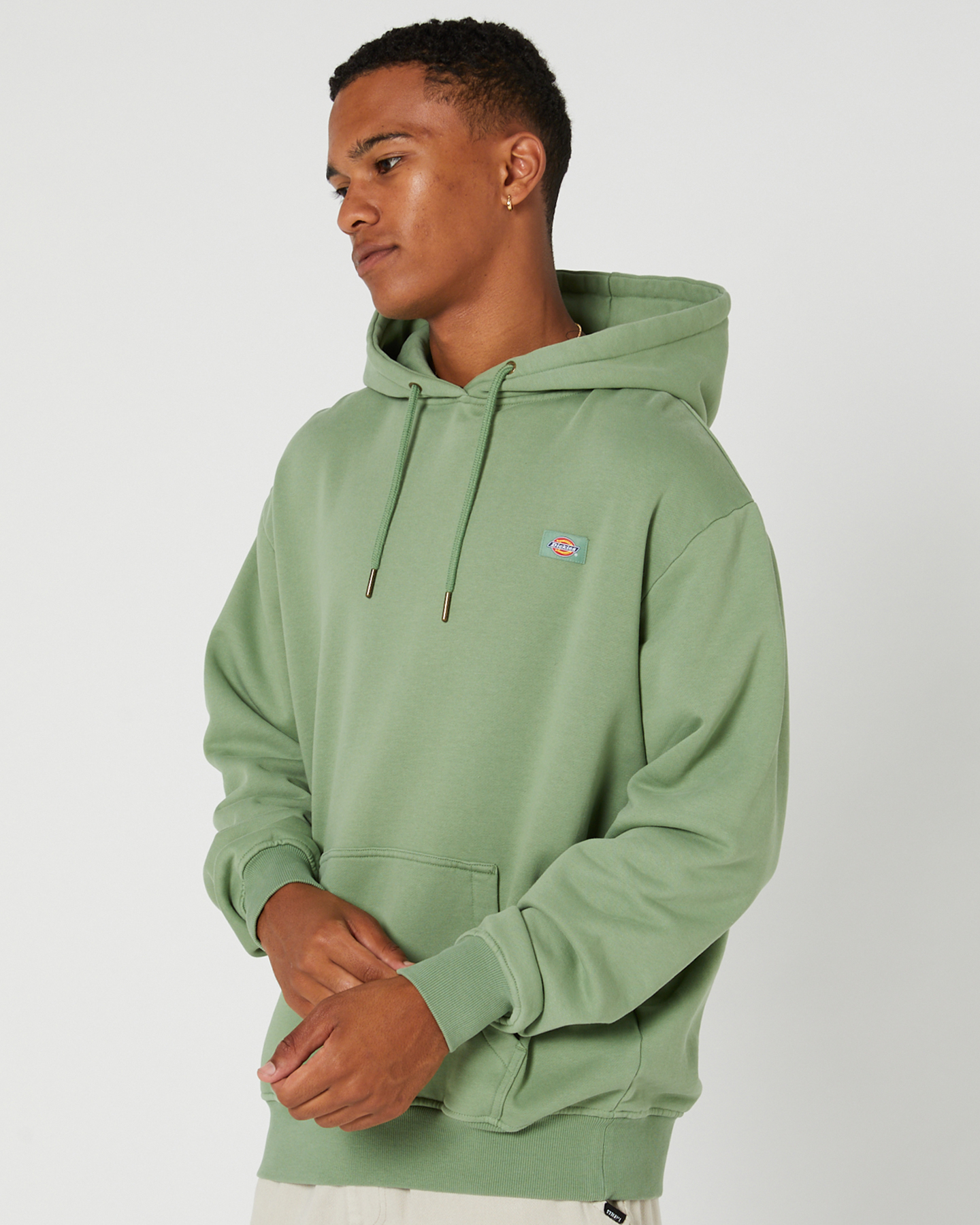 Dickies Classic Label Washed Pull Over Hoody - Jade | SurfStitch