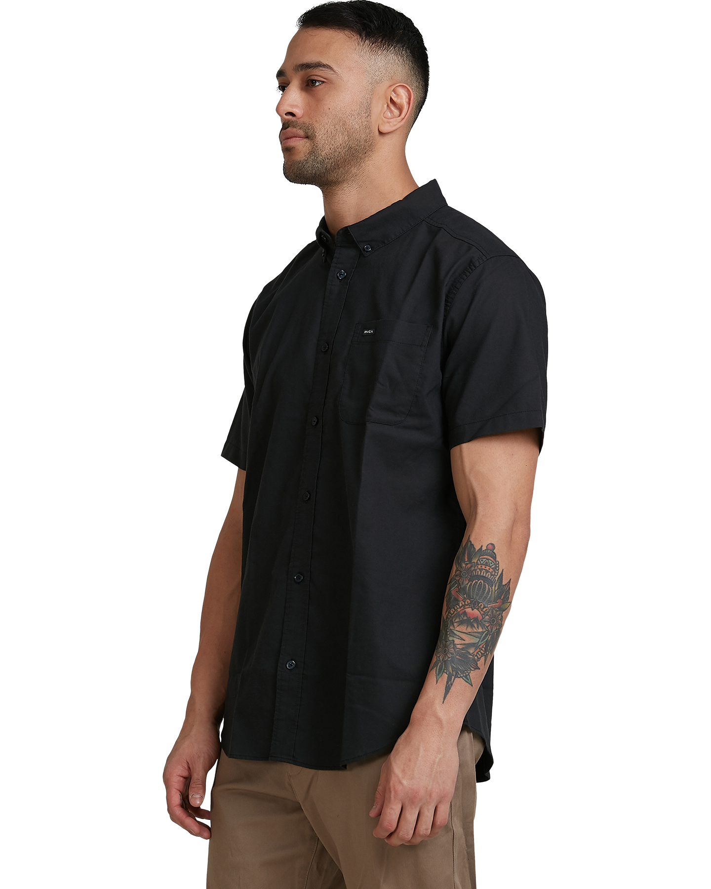 rvca shirt black