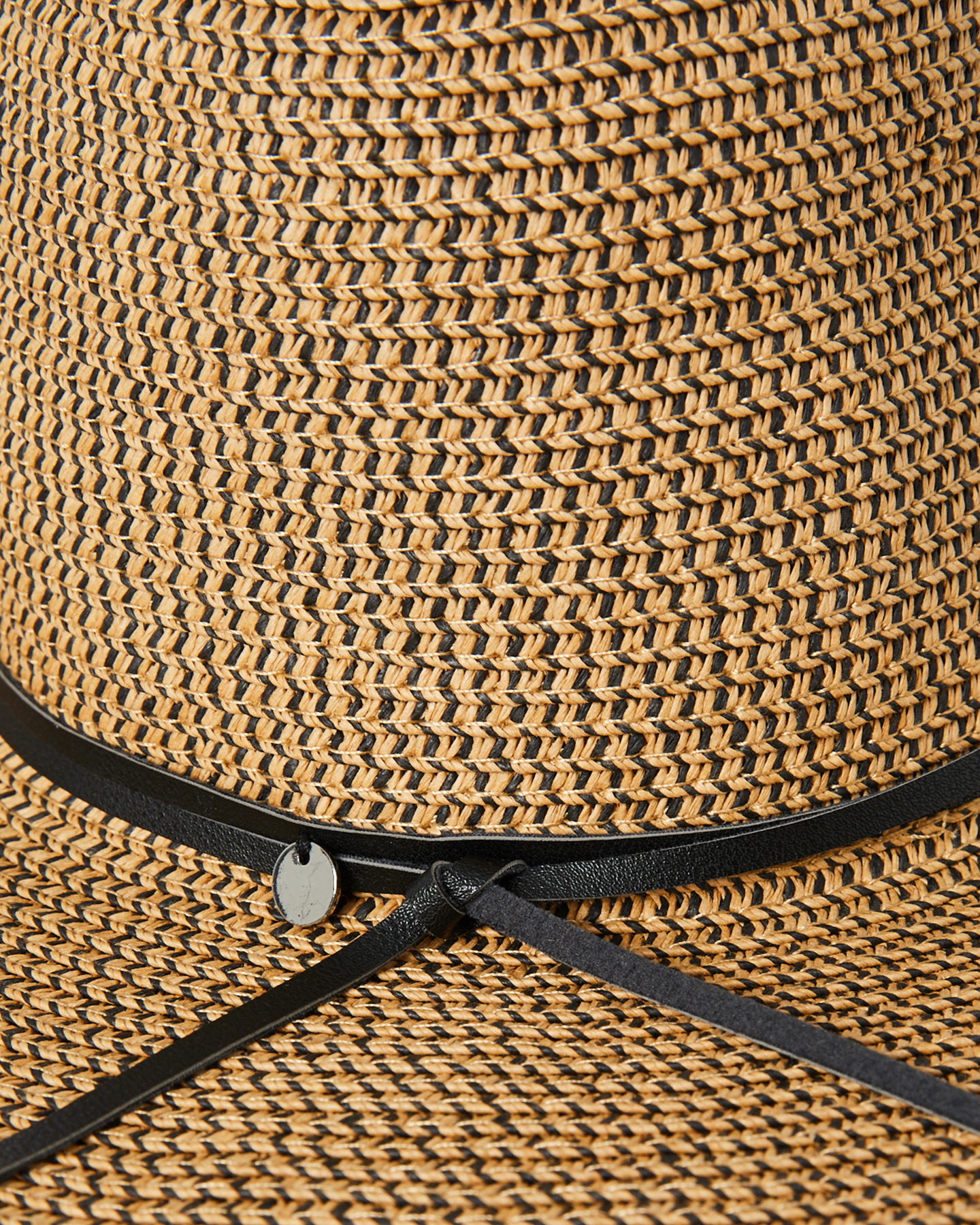 Rusty Gisele Straw Hat - Black Caramel | SurfStitch
