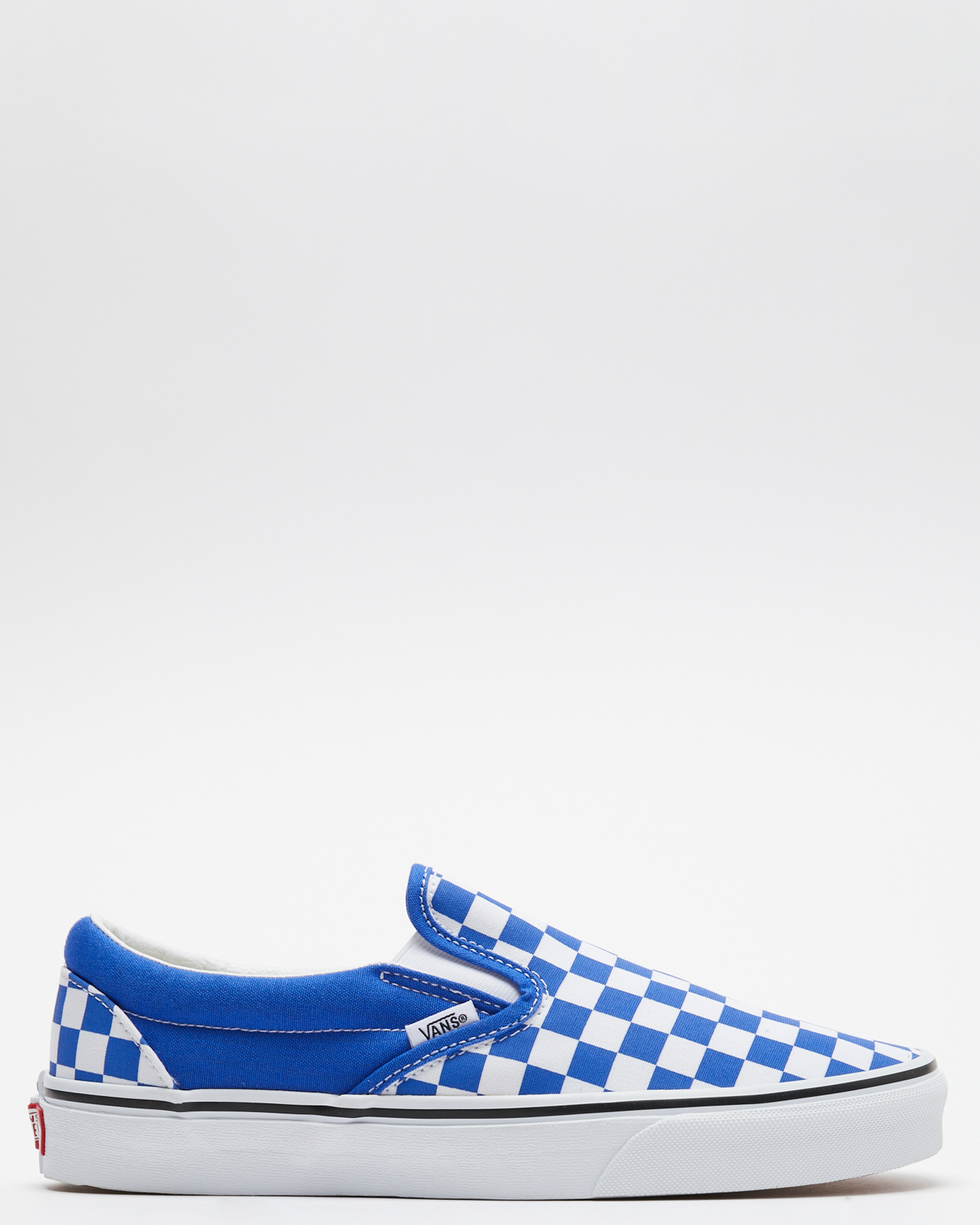 Moedig Egomania Spit Vans Classic Slip-On Color Theory Checkerboard Dazzling Blue - Blue |  SurfStitch