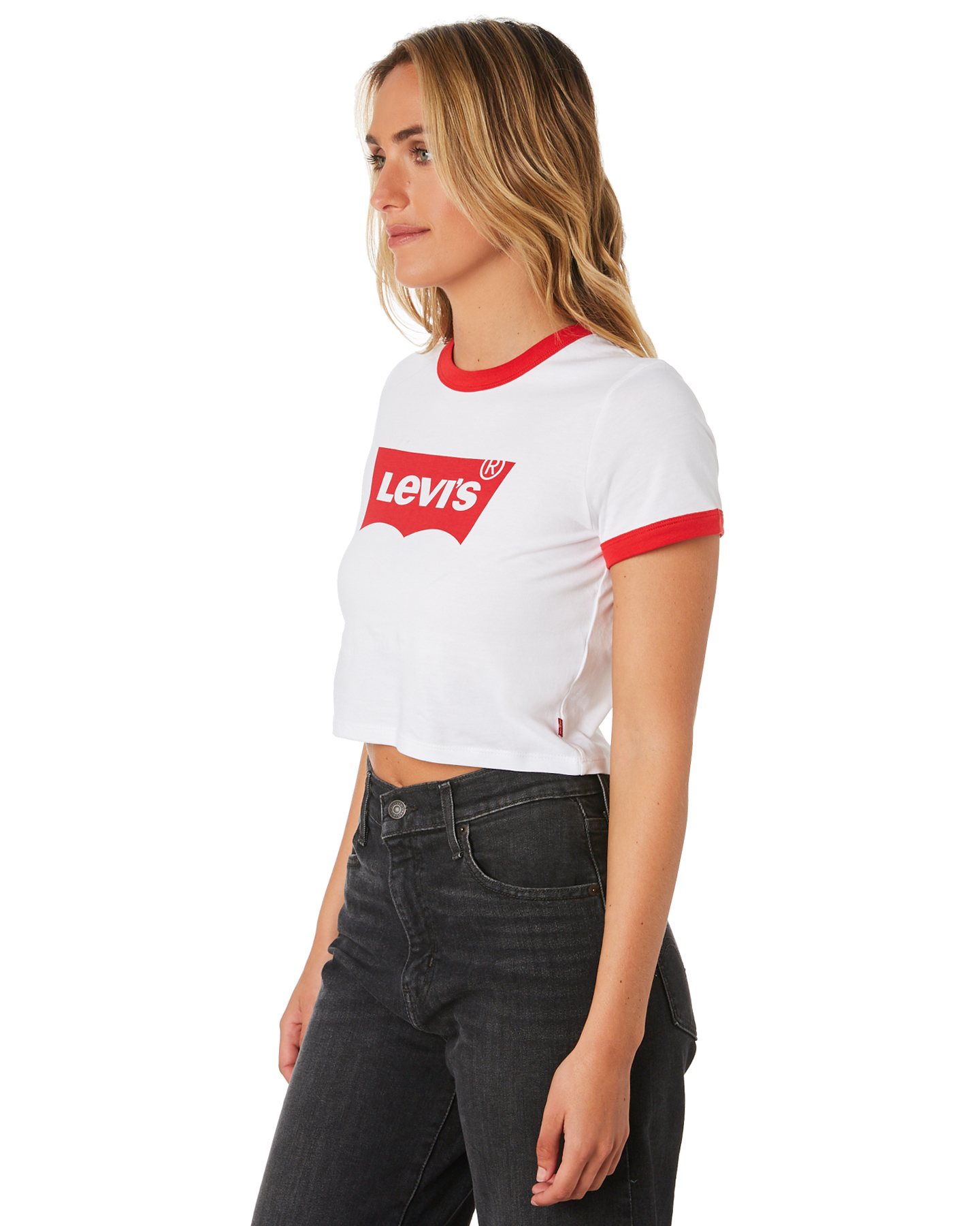 levi's cropped t shirt