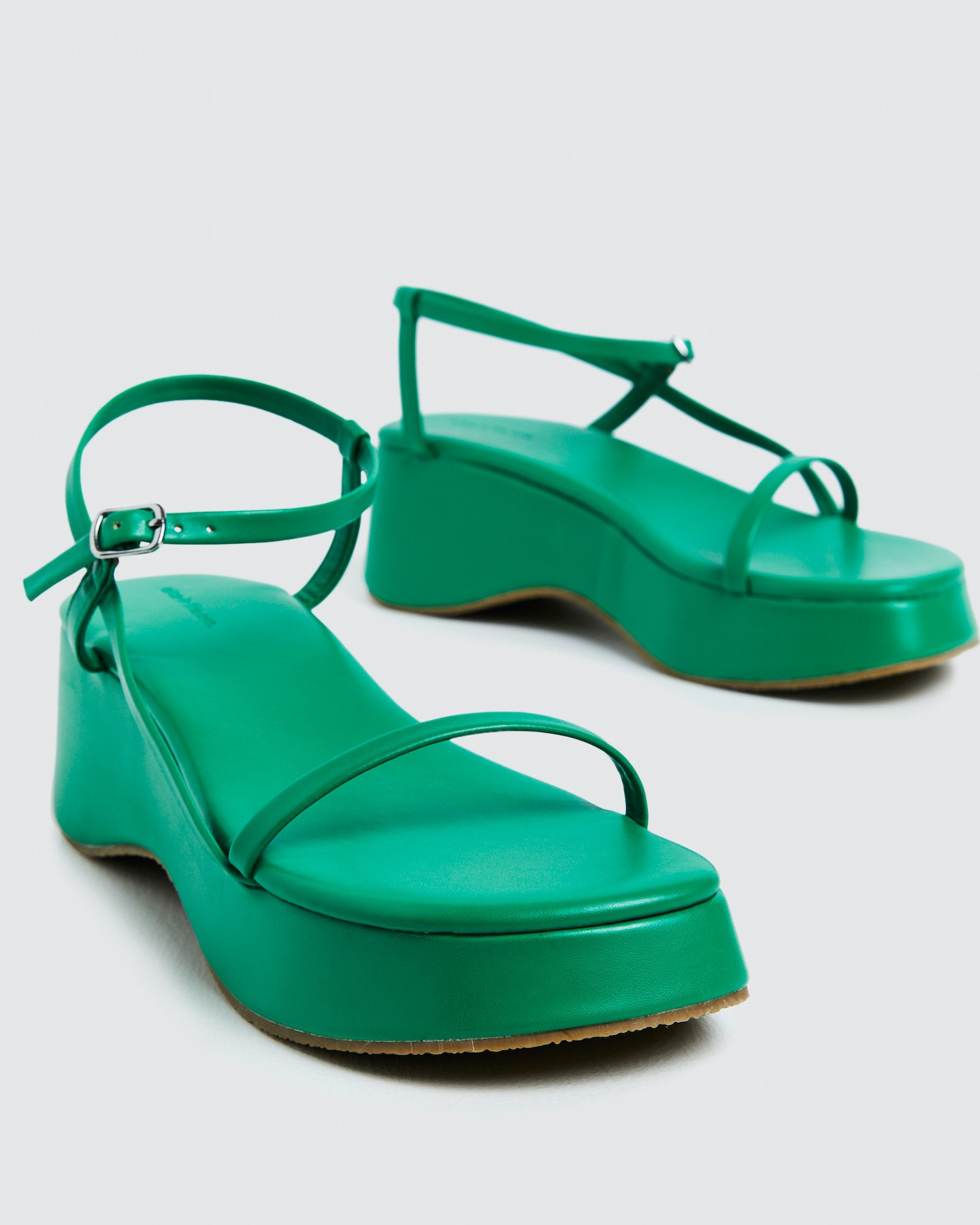 Alice In The Eve Lola Flatform Sandals Fern Green - Green | SurfStitch