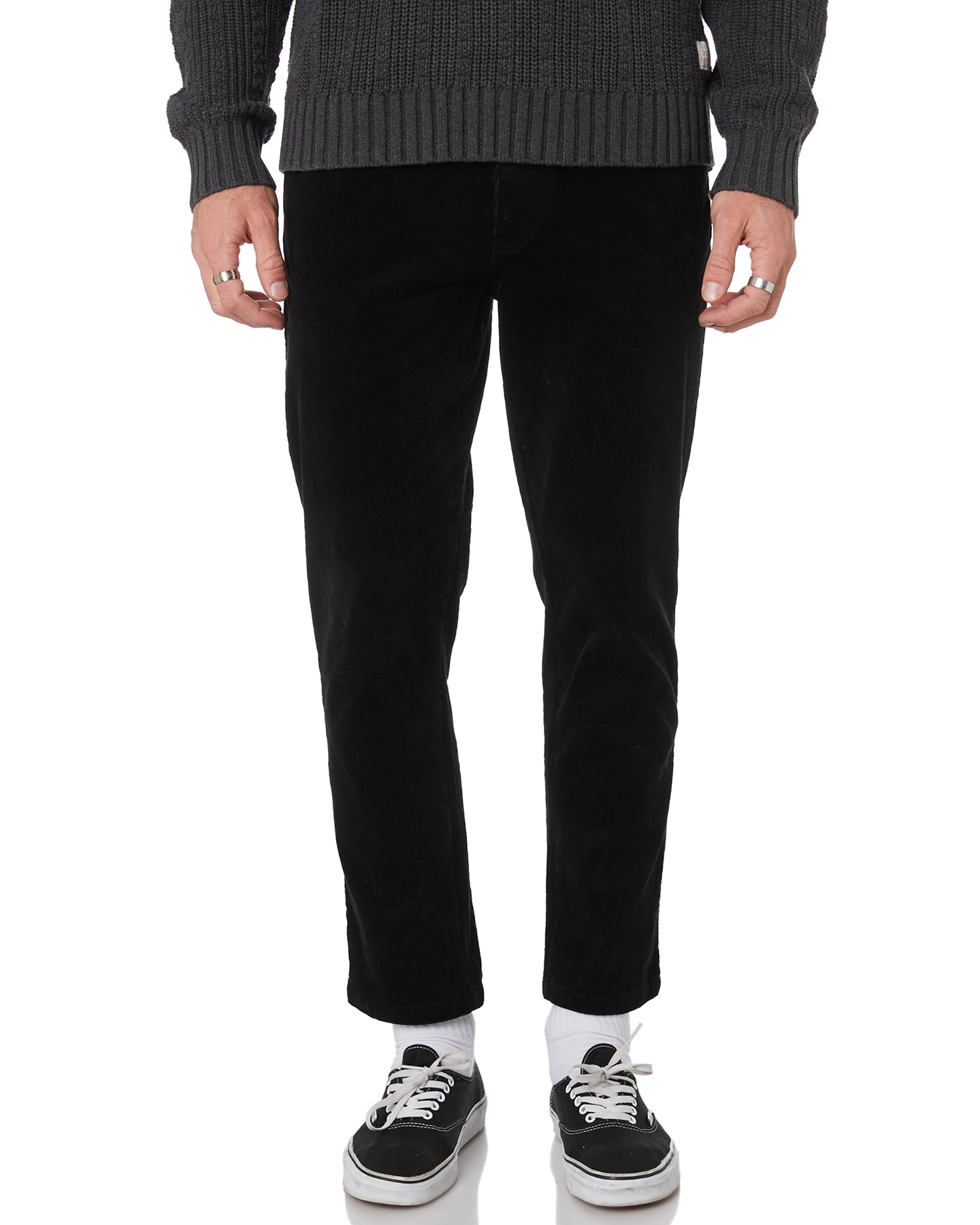 Men's Black Corduroy Pants Berle Men's 'antigua' Black 5-pocket ...
