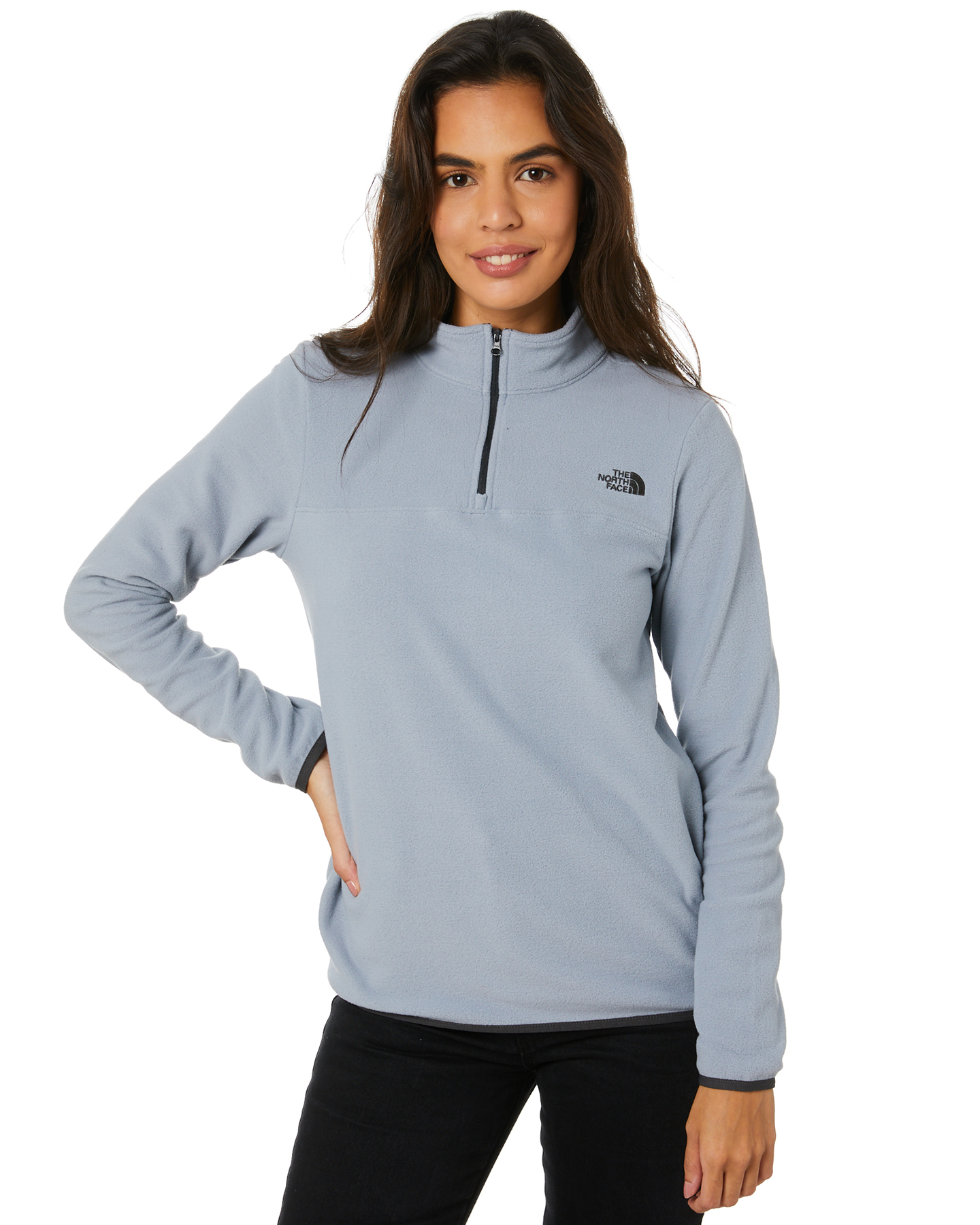 north face women's glacier quarter zip