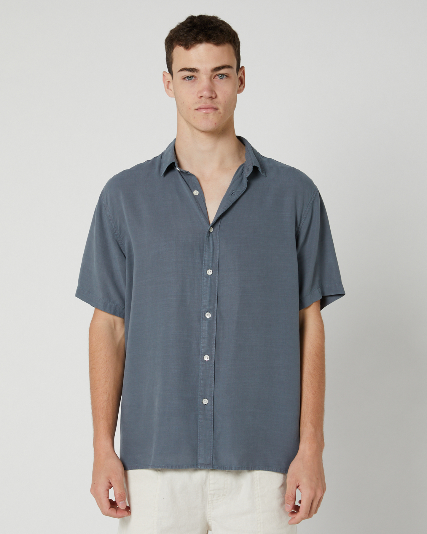 Academy Brand Stevens Ss Shirt - Harbour Blue | SurfStitch
