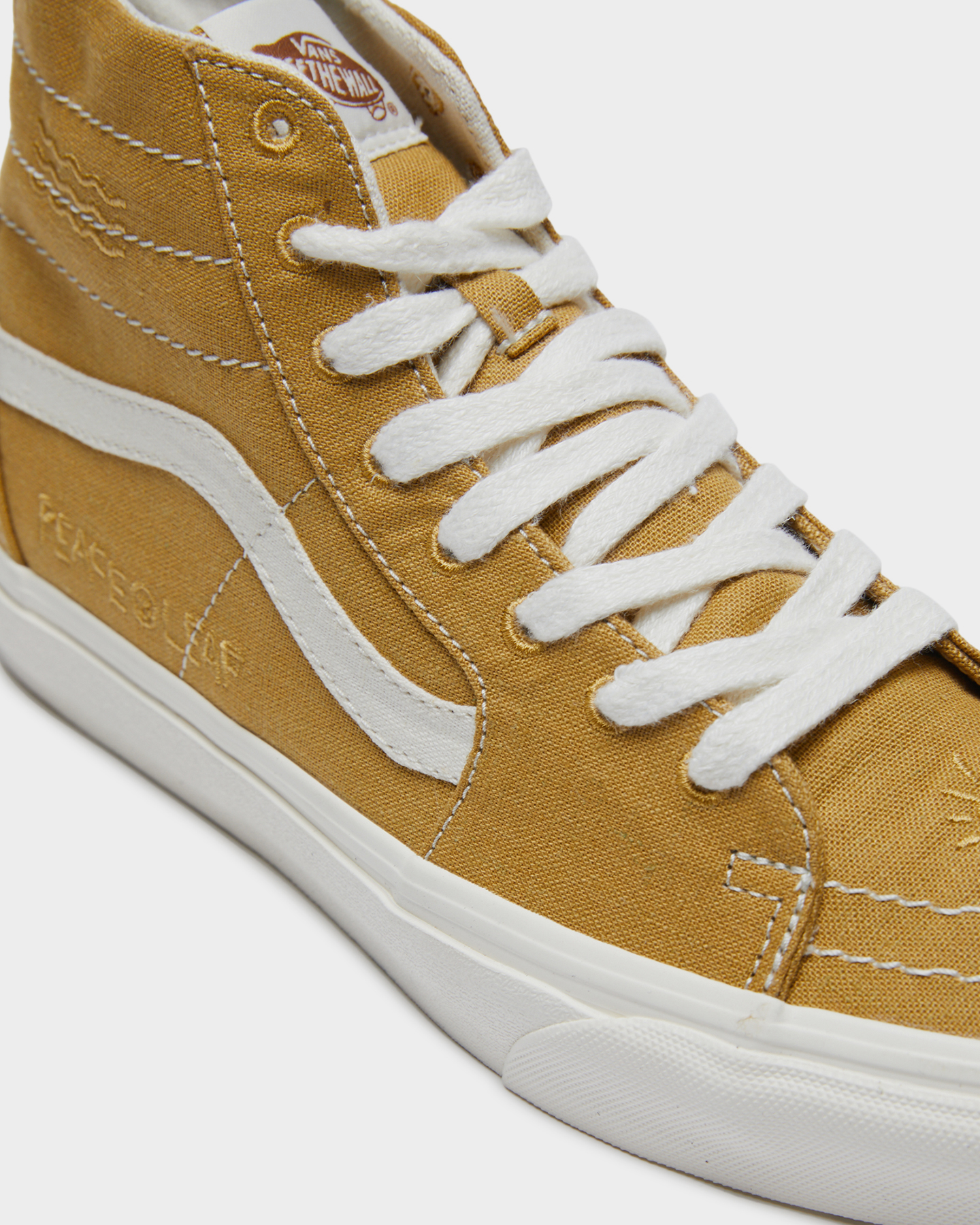 Vans Sk8-Hi Tapered Eco Theory Sneaker - Mustard Gold White | SurfStitch