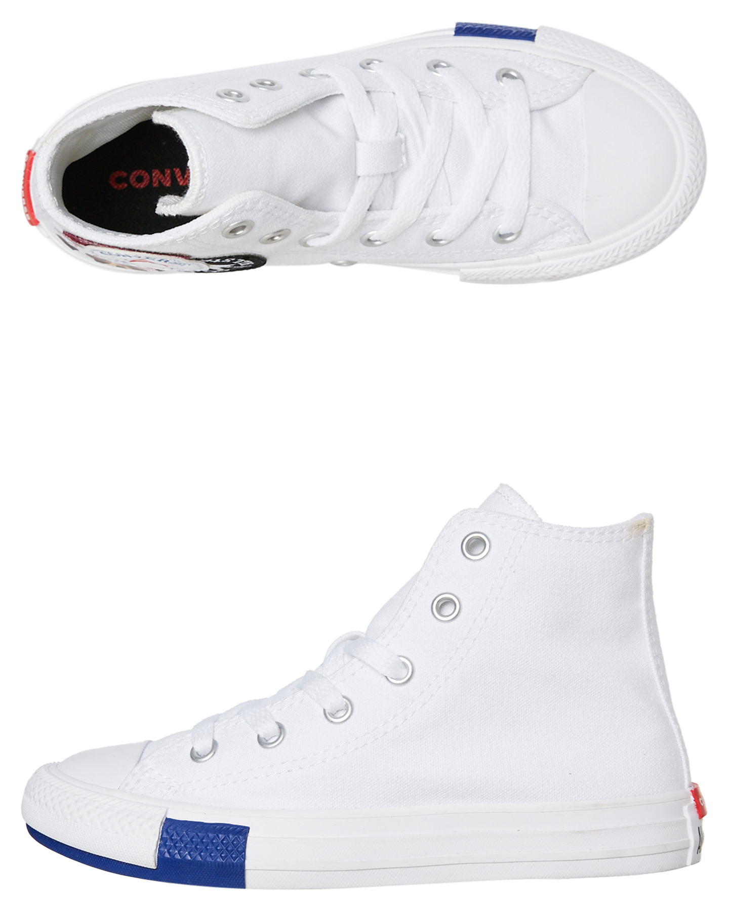 Converse Mens Chuck Taylor All Star Multi Logo Shoe - White | SurfStitch