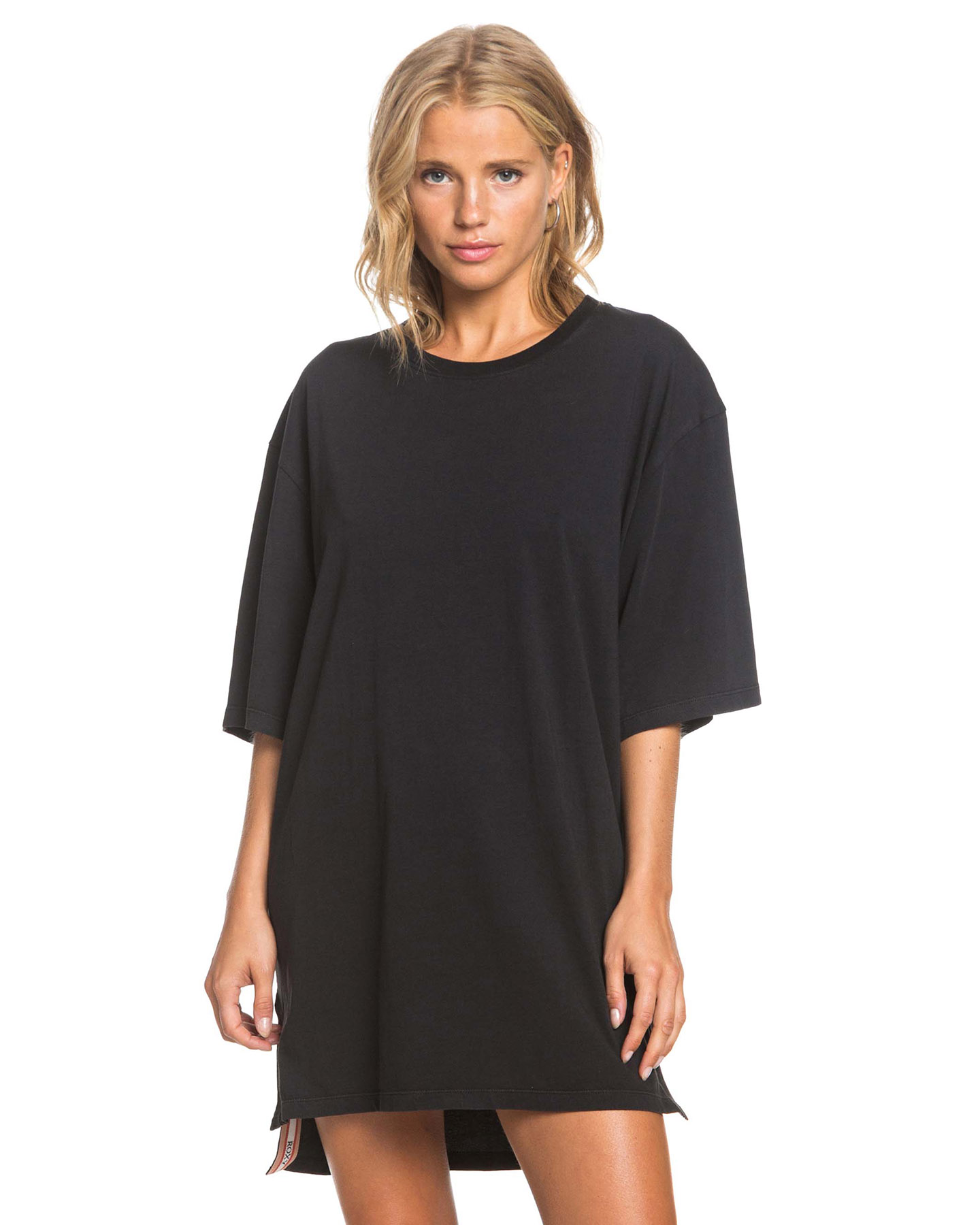 Roxy Womens Boweled Over Oversized Tee Dress Anthracite SurfStitch