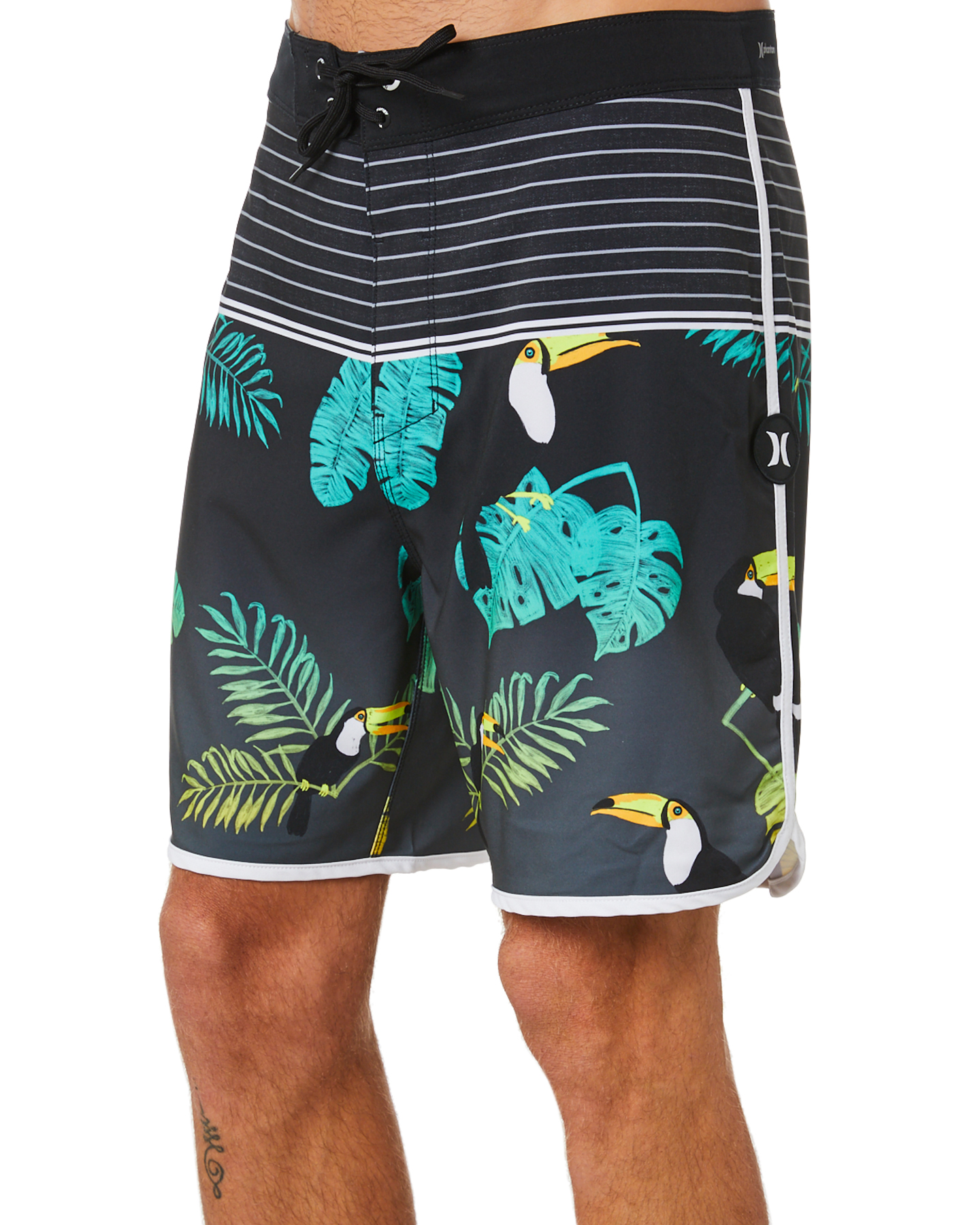 Hurley Phtm Neotropical Mens 18In Boardshort - Black | SurfStitch