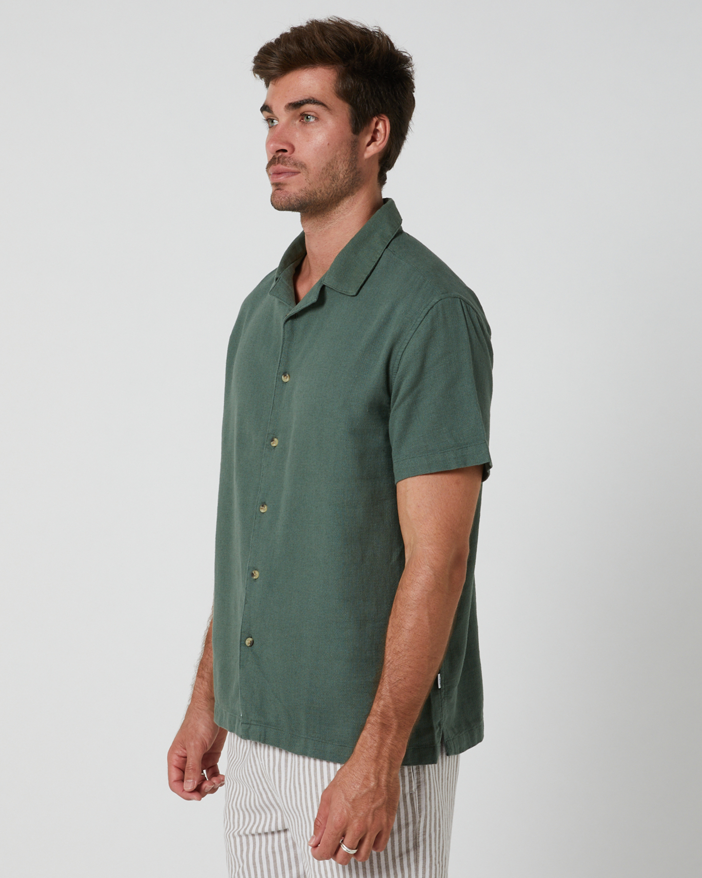 Silent Theory Oliver Ss Shirt - Olive | SurfStitch