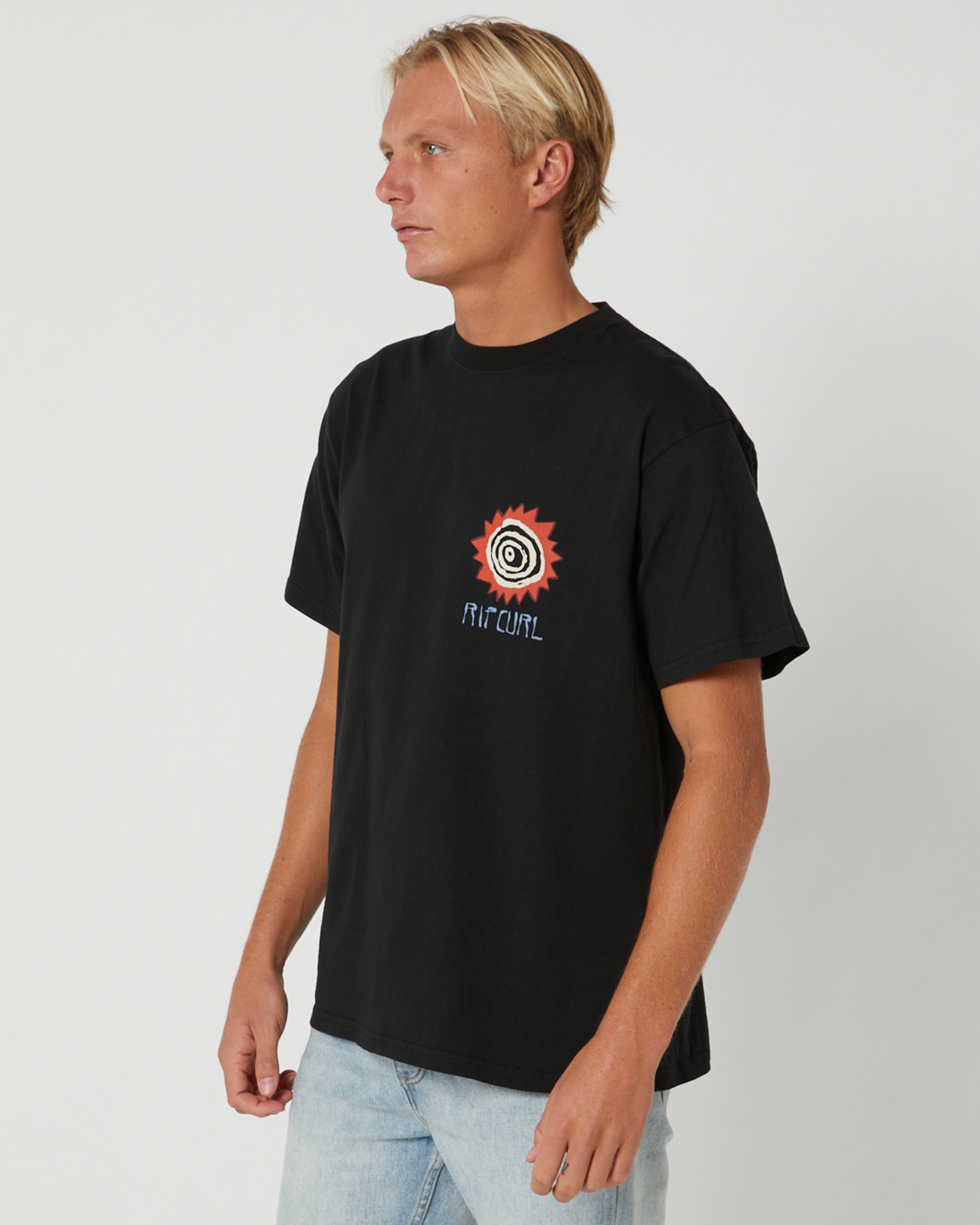 Rip Curl Archive Red Bluff Tee - Black | SurfStitch