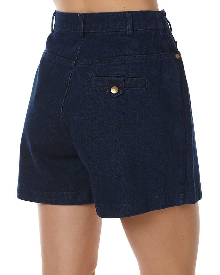 The Fifth Label Fact And Fiction Womens Short - Dark Denim | SurfStitch