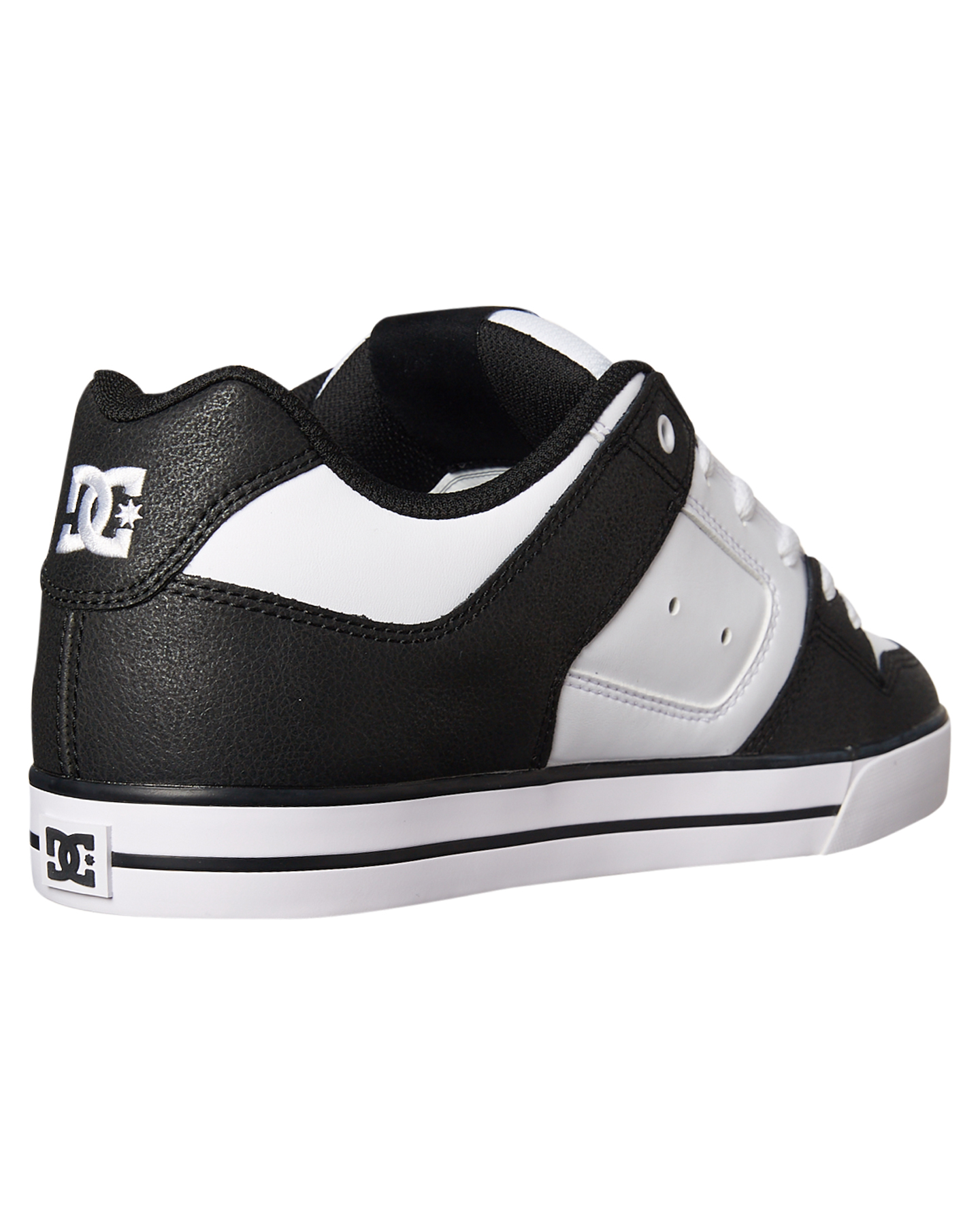 Dc Shoes Mens Pure Dgt Shoe - Black White Black | SurfStitch