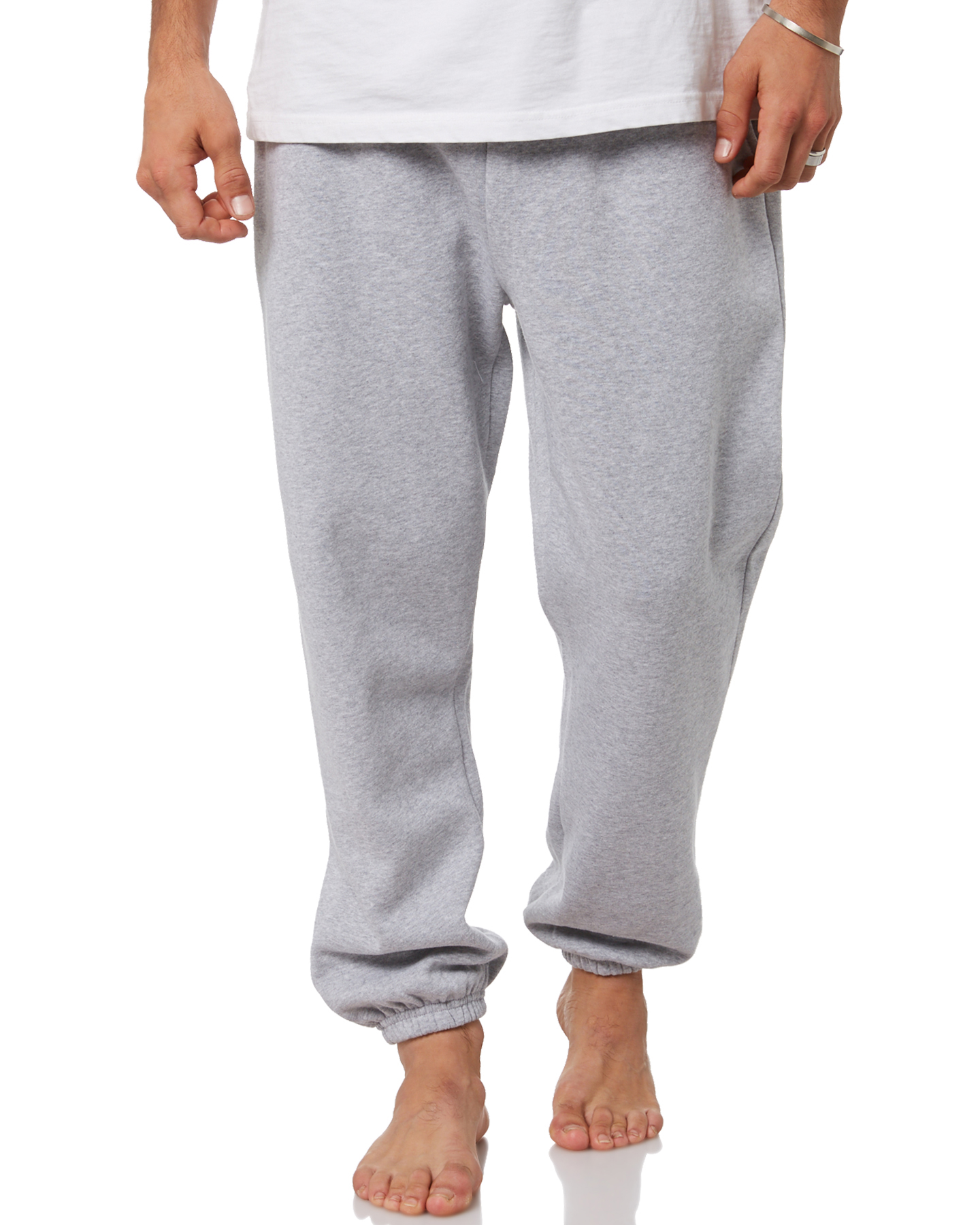 Silent Theory Core Mens Sweat Pant - Grey Marle | SurfStitch
