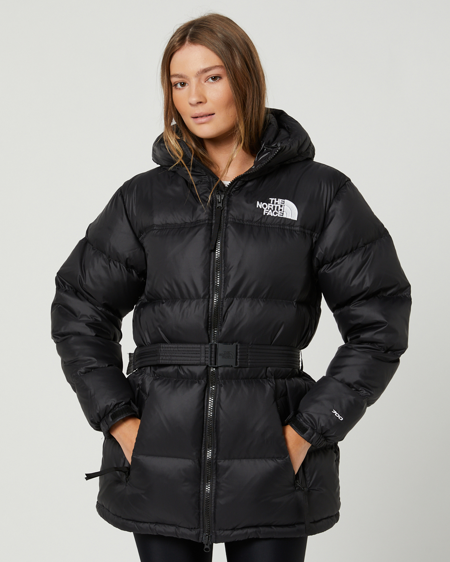 the north face women's belted jacket