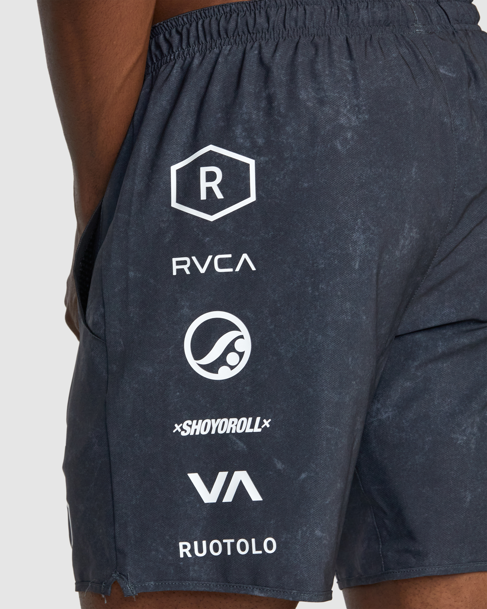 Rvca Ruotolo Yogger Stretch 17 Inch Technical Training Shorts For Men ...