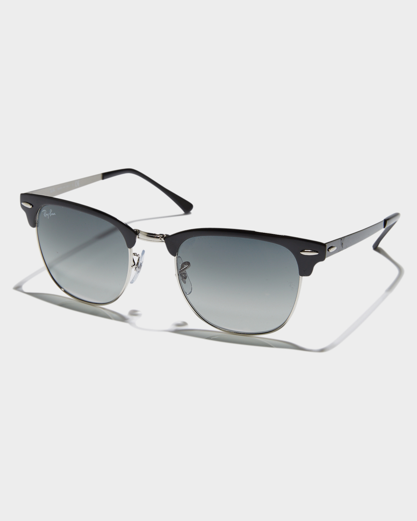clubmaster sunglasses silver
