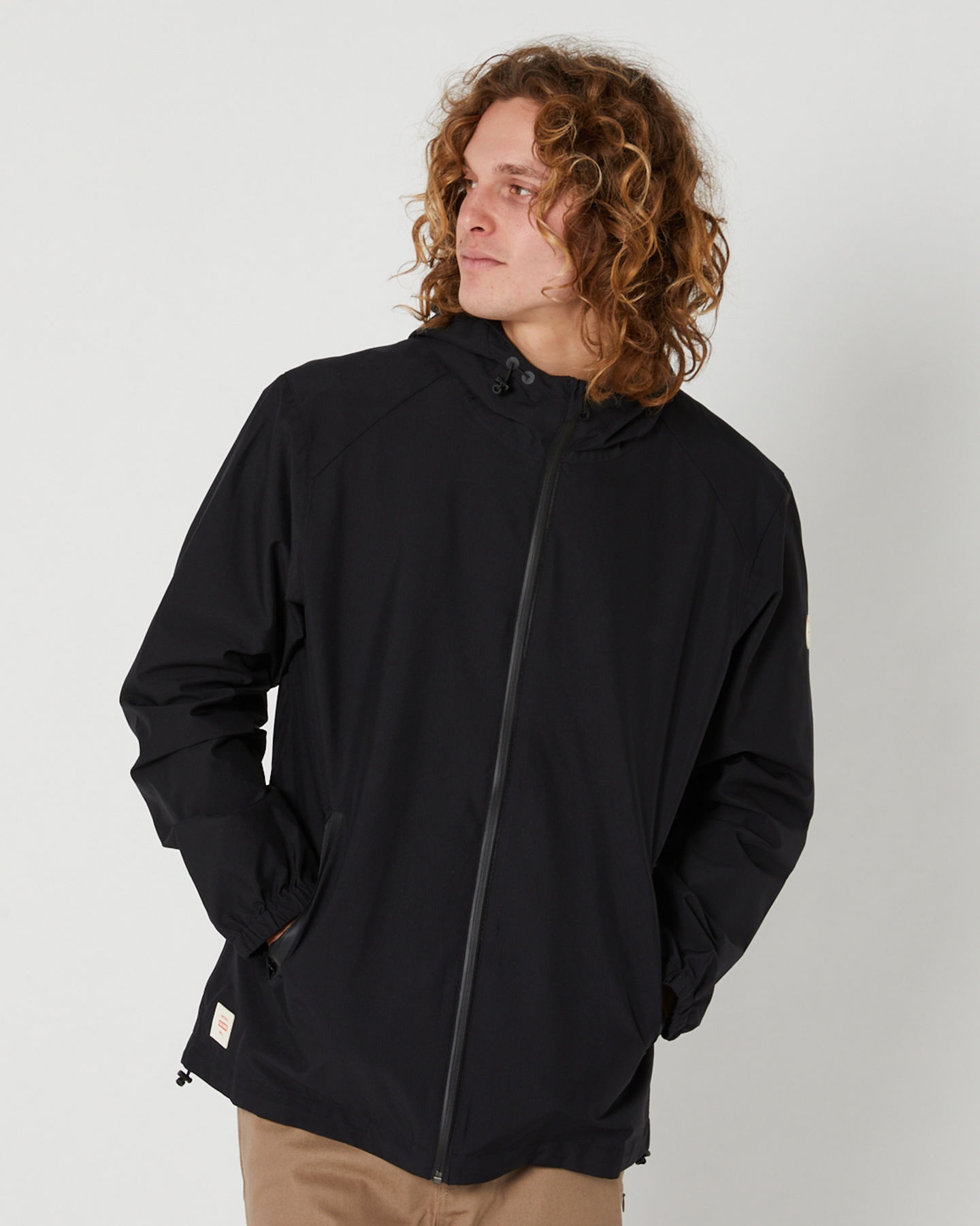 Globe Breaker Mens Spray Jacket Black SurfStitch