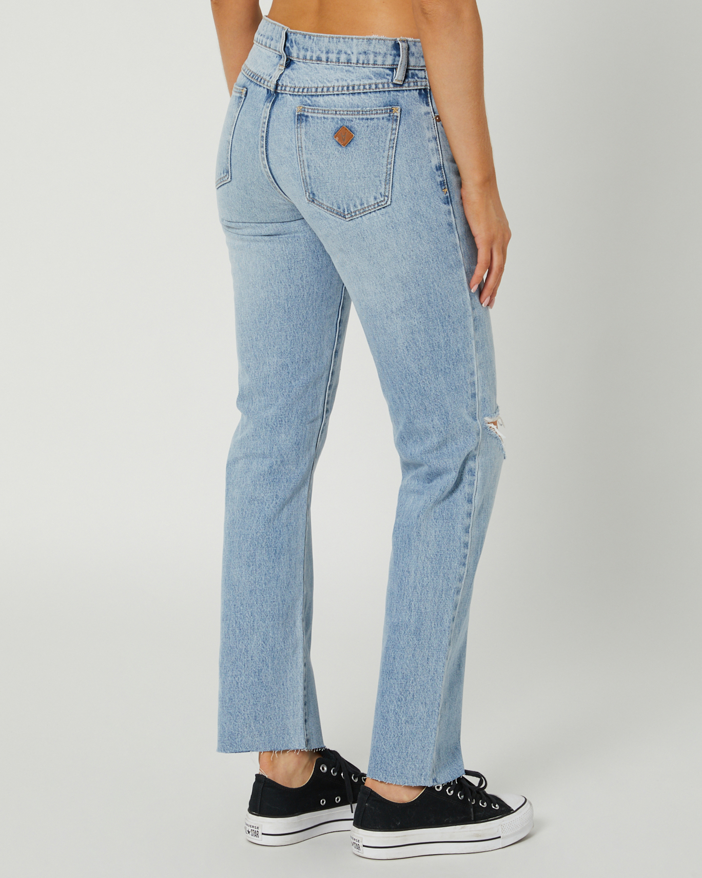 Abrand A 99 Low Straight Jean - Rhonda Rip | SurfStitch