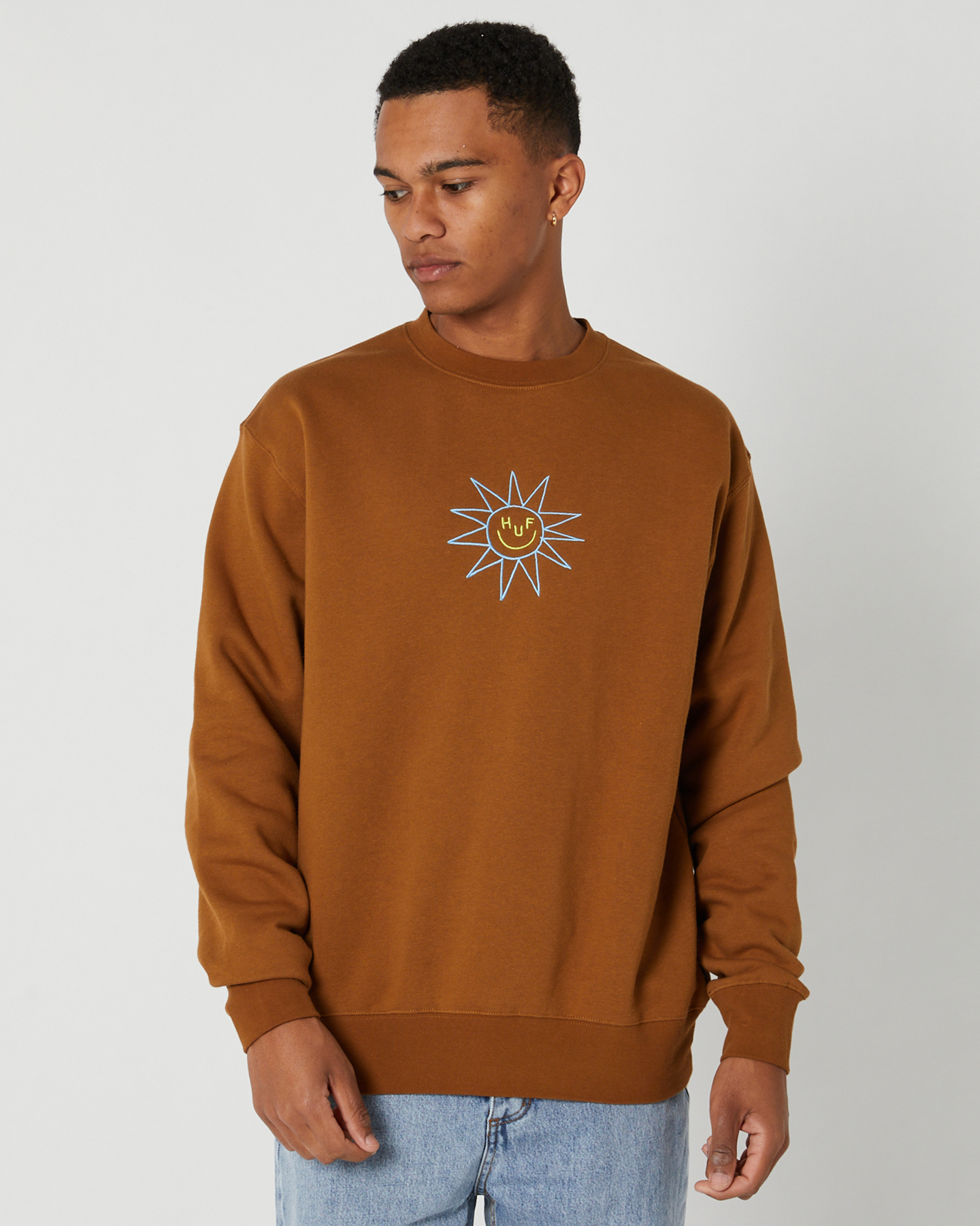 Huf Sun Guy Crew Neck Rubber SurfStitch