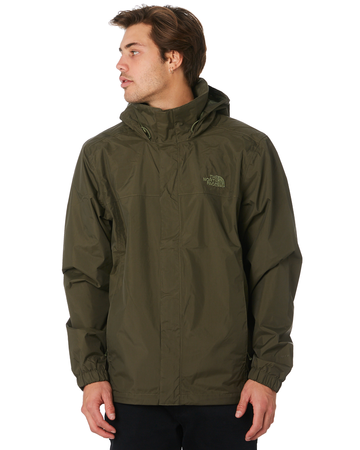 north face resolve jacket green