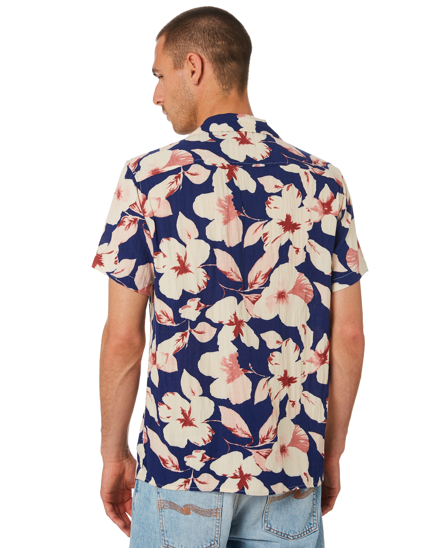 Rhythm Aloha Mens Ss Shirt - Indigo | SurfStitch
