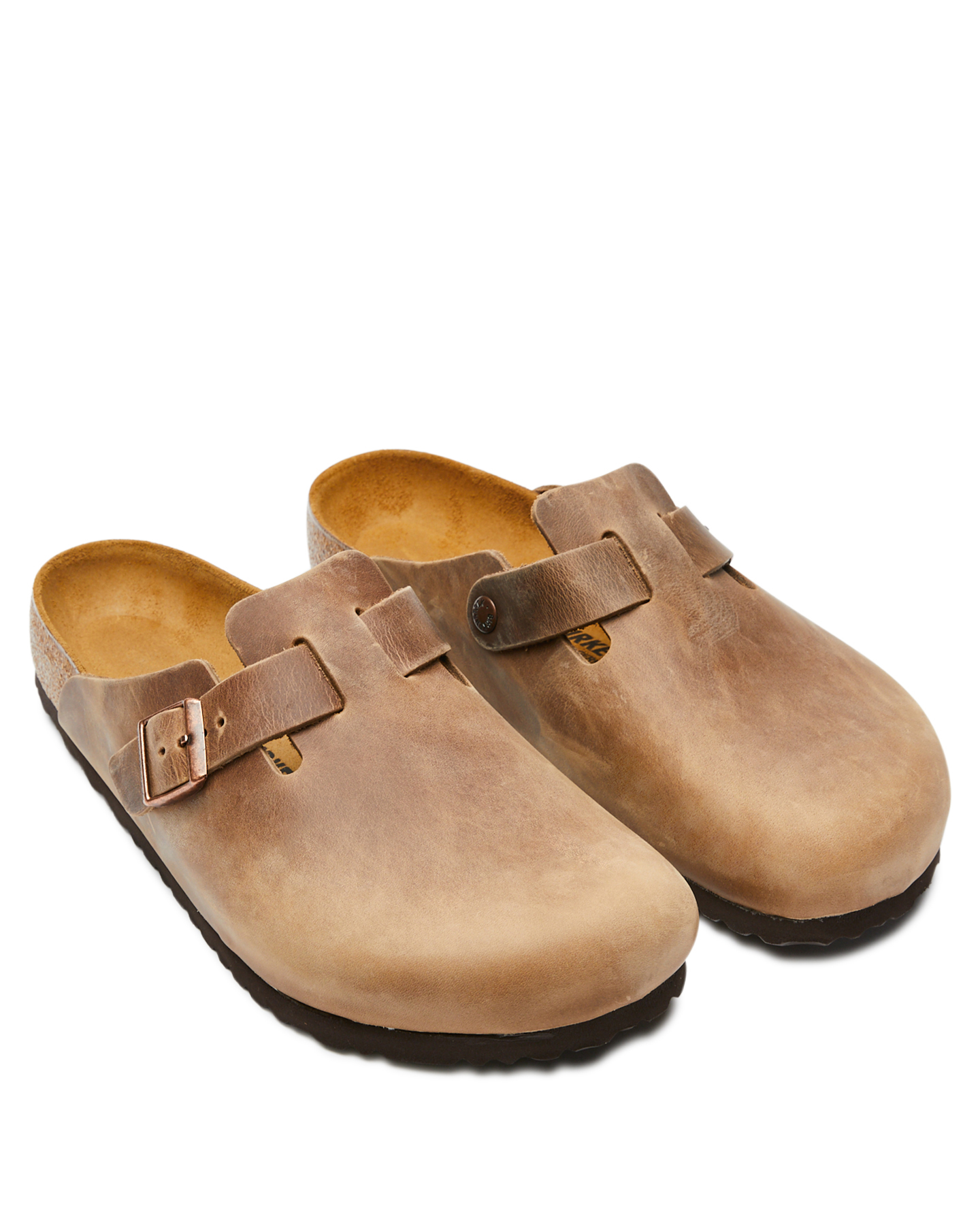 Birkenstock Mens Boston - Tobacco Brown | SurfStitch