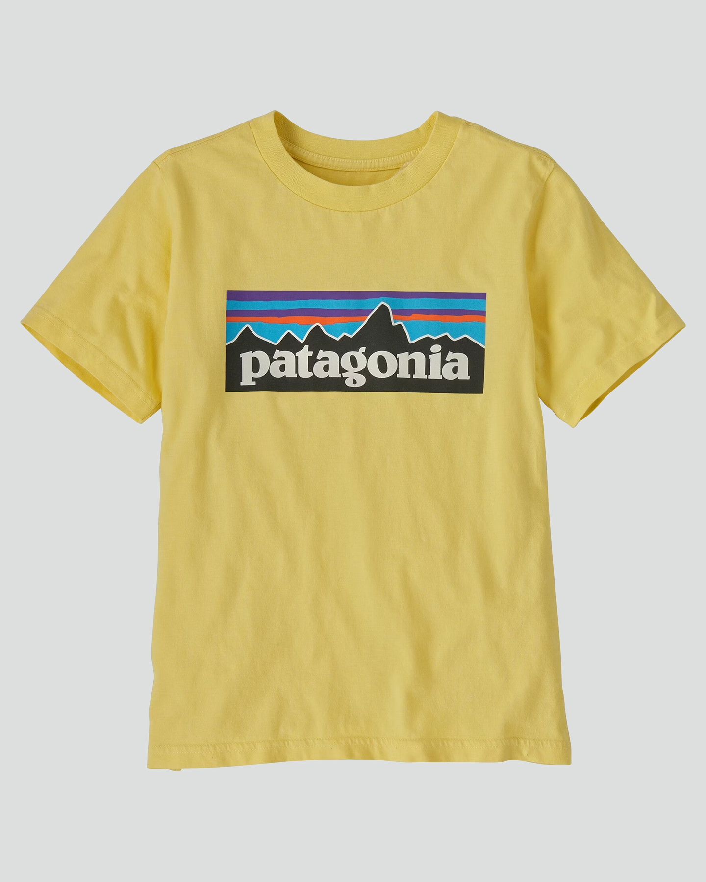 Patagonia Kids P 6 Logo T Shirt Milled Yellow SurfStitch