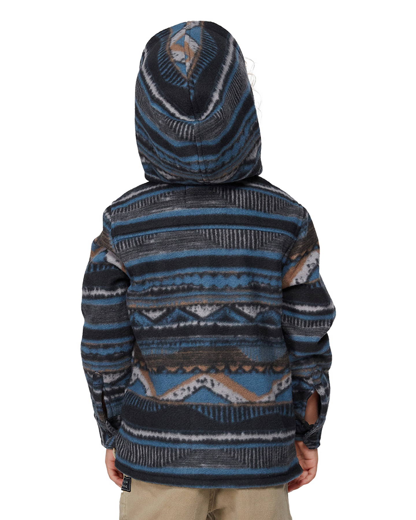 BILLABONG Boys Furnace Anorak Polar Fleece Hooded Sweatshirt