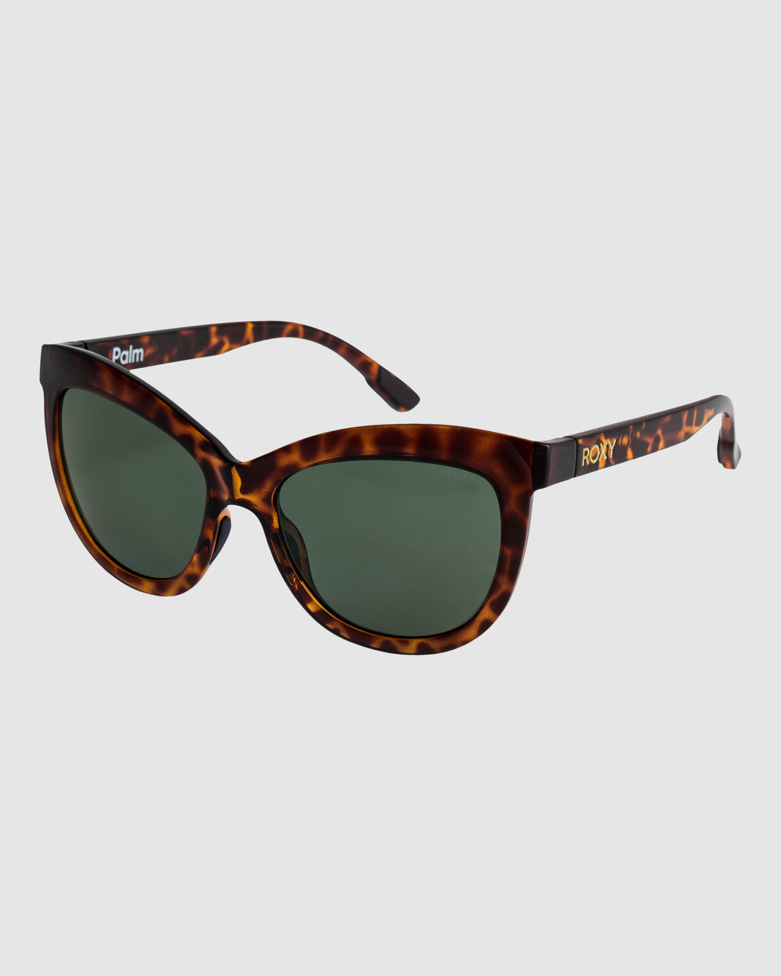 SurfStitch - Roxy Tortoise Womens Polarized Palm | Brown P Green Sunglasses