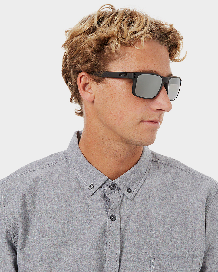 Oakley Holbrook Sunglasses - Matte Black Prizm | SurfStitch