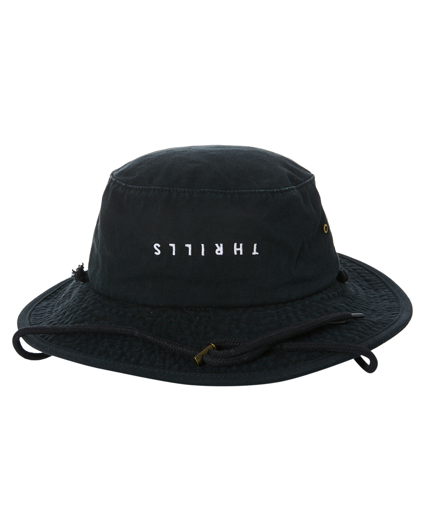 Thrills Palm Embro Boonie Hat - Black | SurfStitch