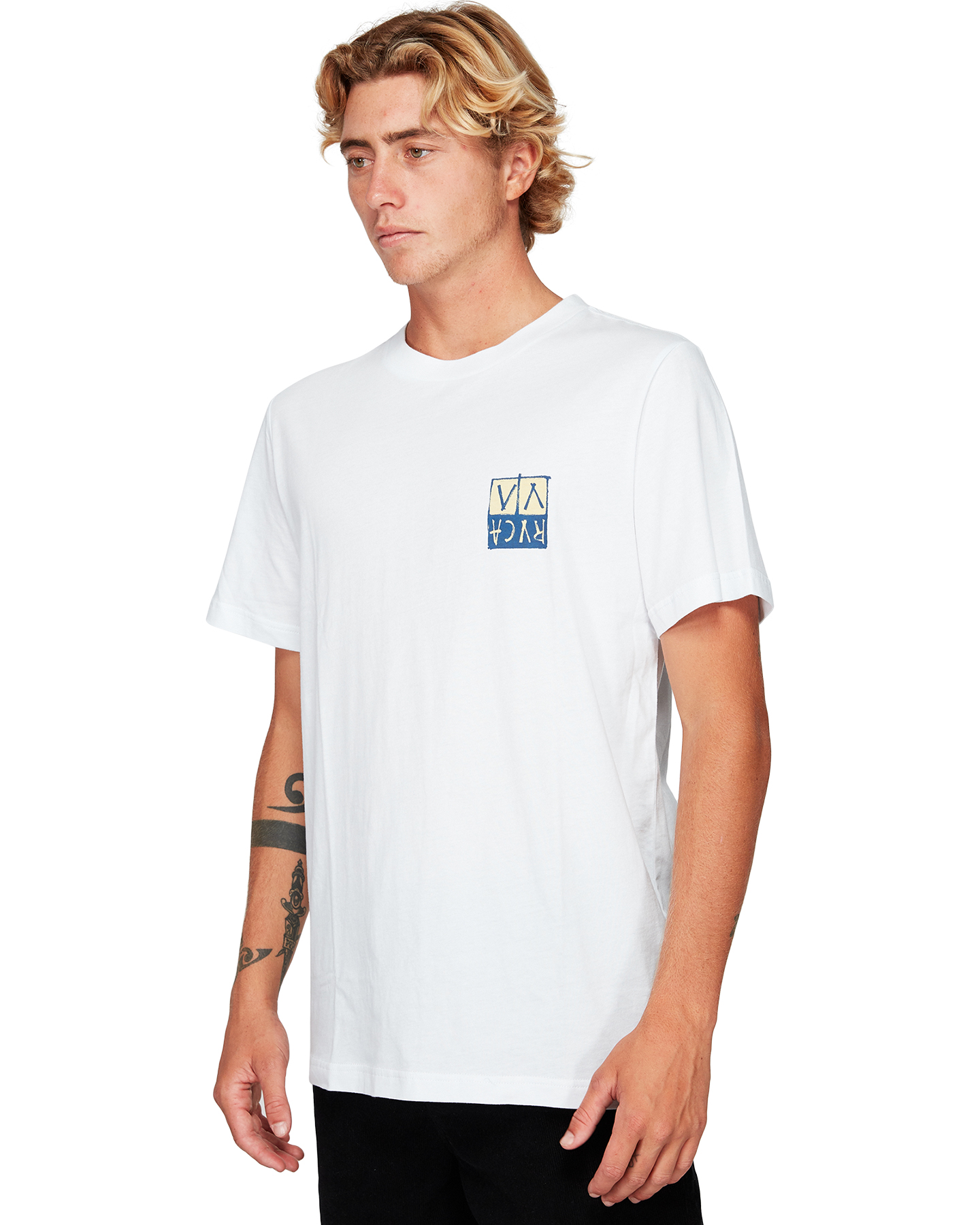Rvca Unplugged Ss Tee - White | SurfStitch