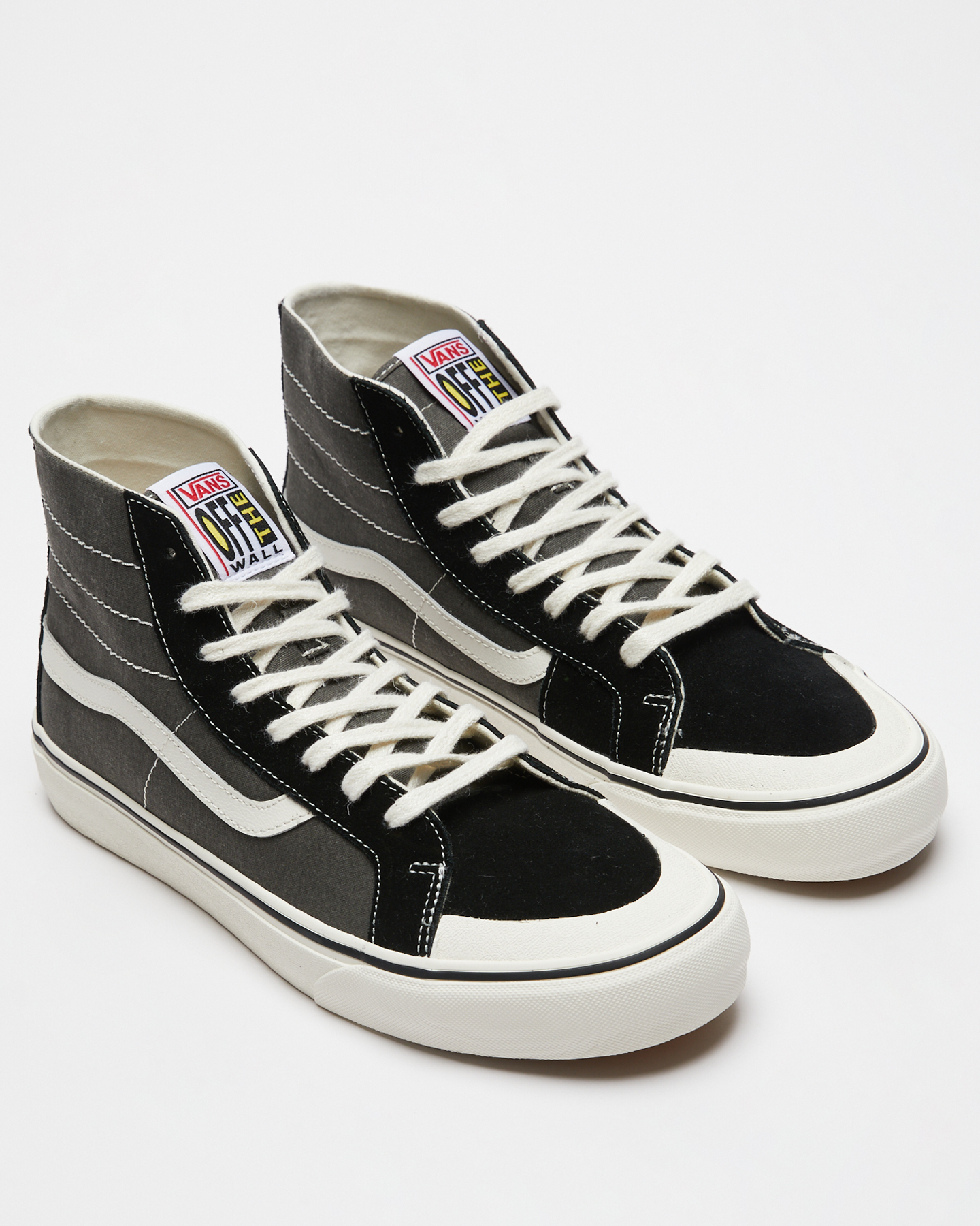 Vans Salt Wash Sk8-Hi 138 Decon Vr3 Sf Shoe - Black Marshmallow | SurfStitch