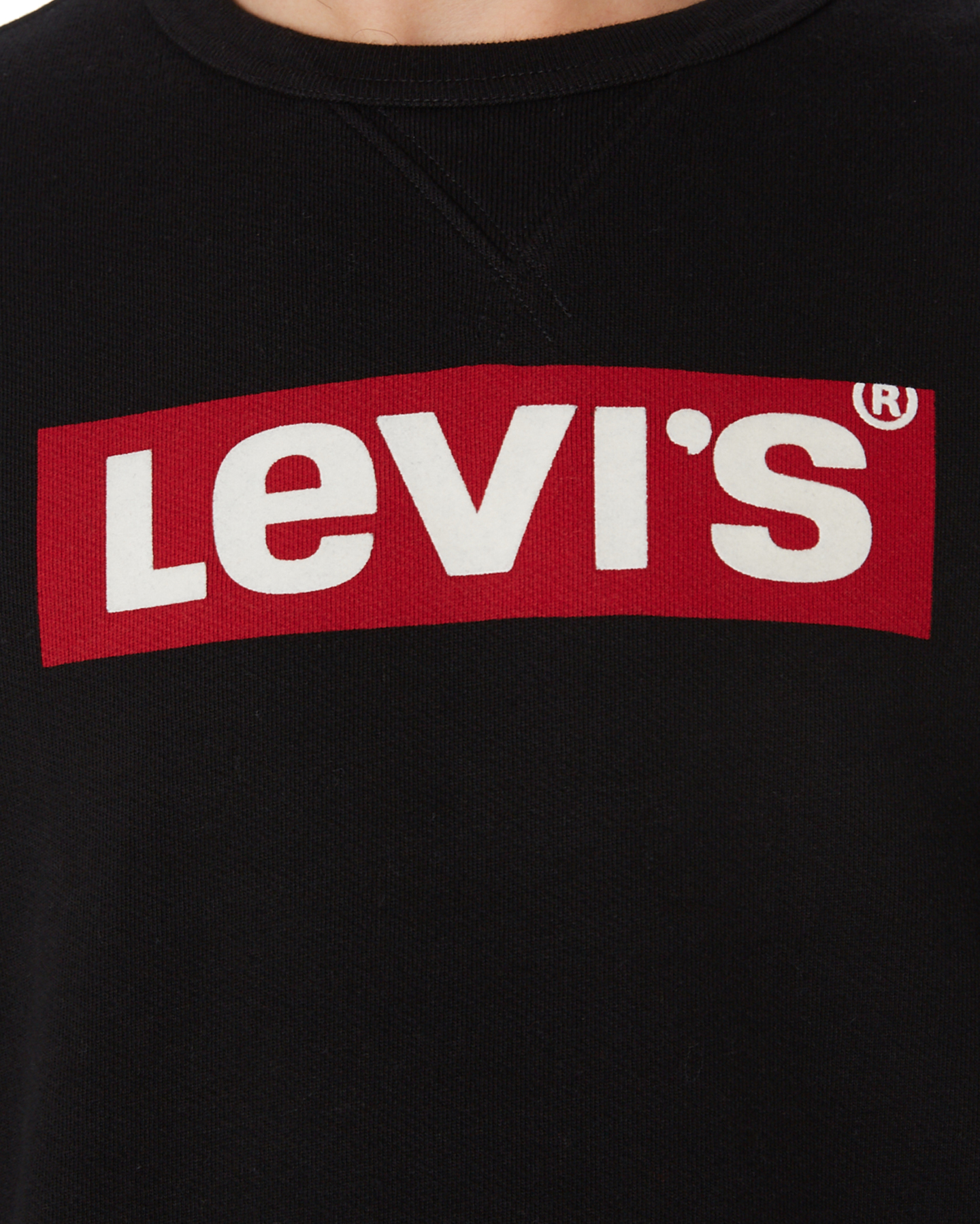 Levi's Logo Mens Crew - Mineral Black | SurfStitch