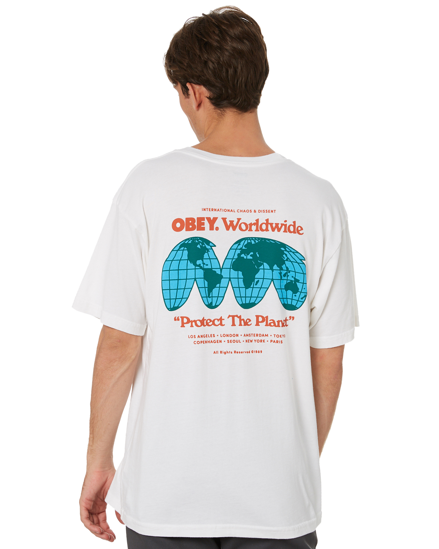 Obey Protect The Planet Mens Tee - White | SurfStitch
